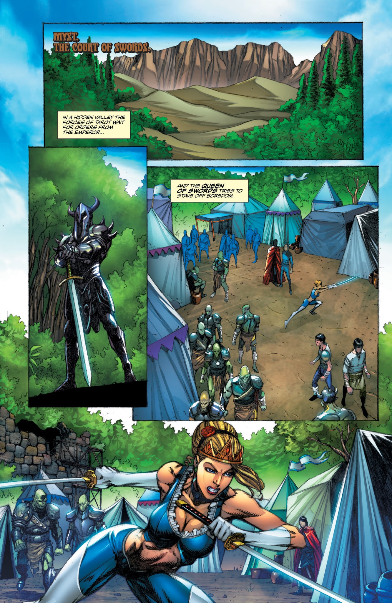 Read online Grimm Fairy Tales: Tarot comic -  Issue #1 - 17