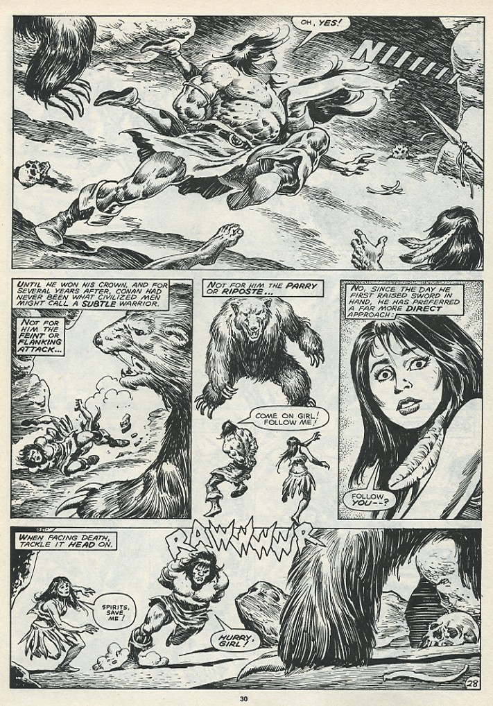 Read online The Savage Sword Of Conan comic -  Issue #167 - 32