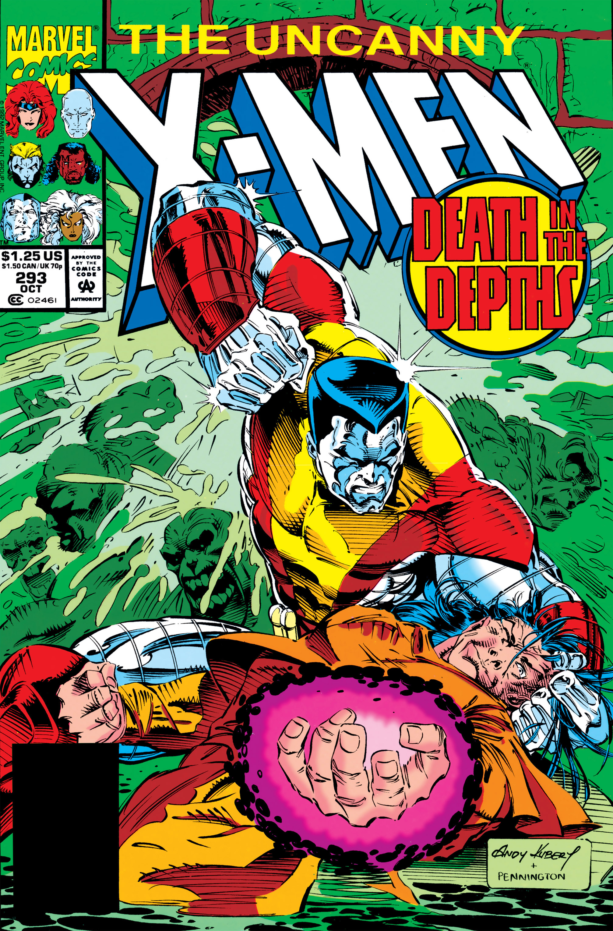 Read online Uncanny X-Men (1963) comic -  Issue #293 - 1