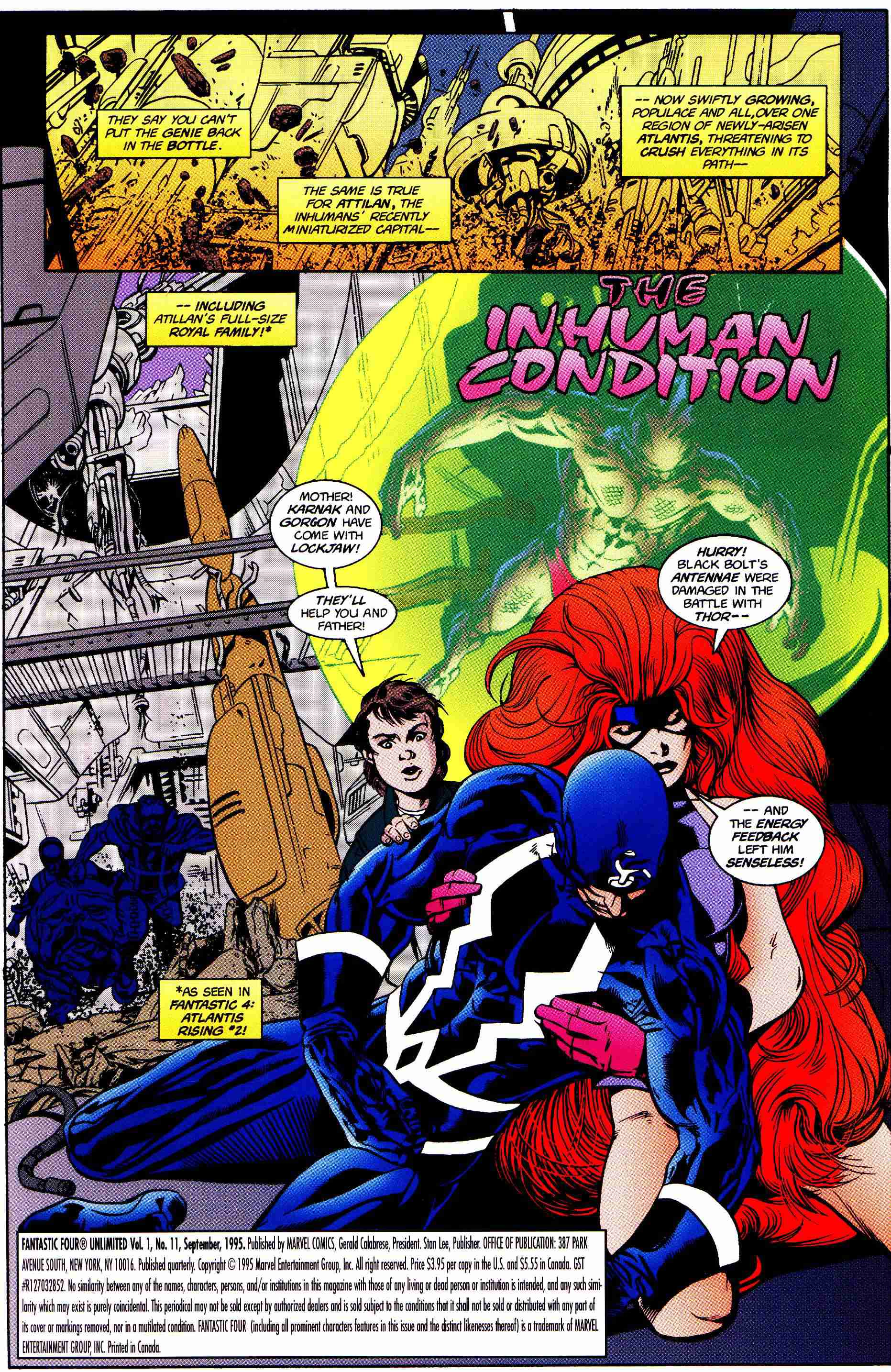 Read online Fantastic Four Unlimited comic -  Issue #11 - 3