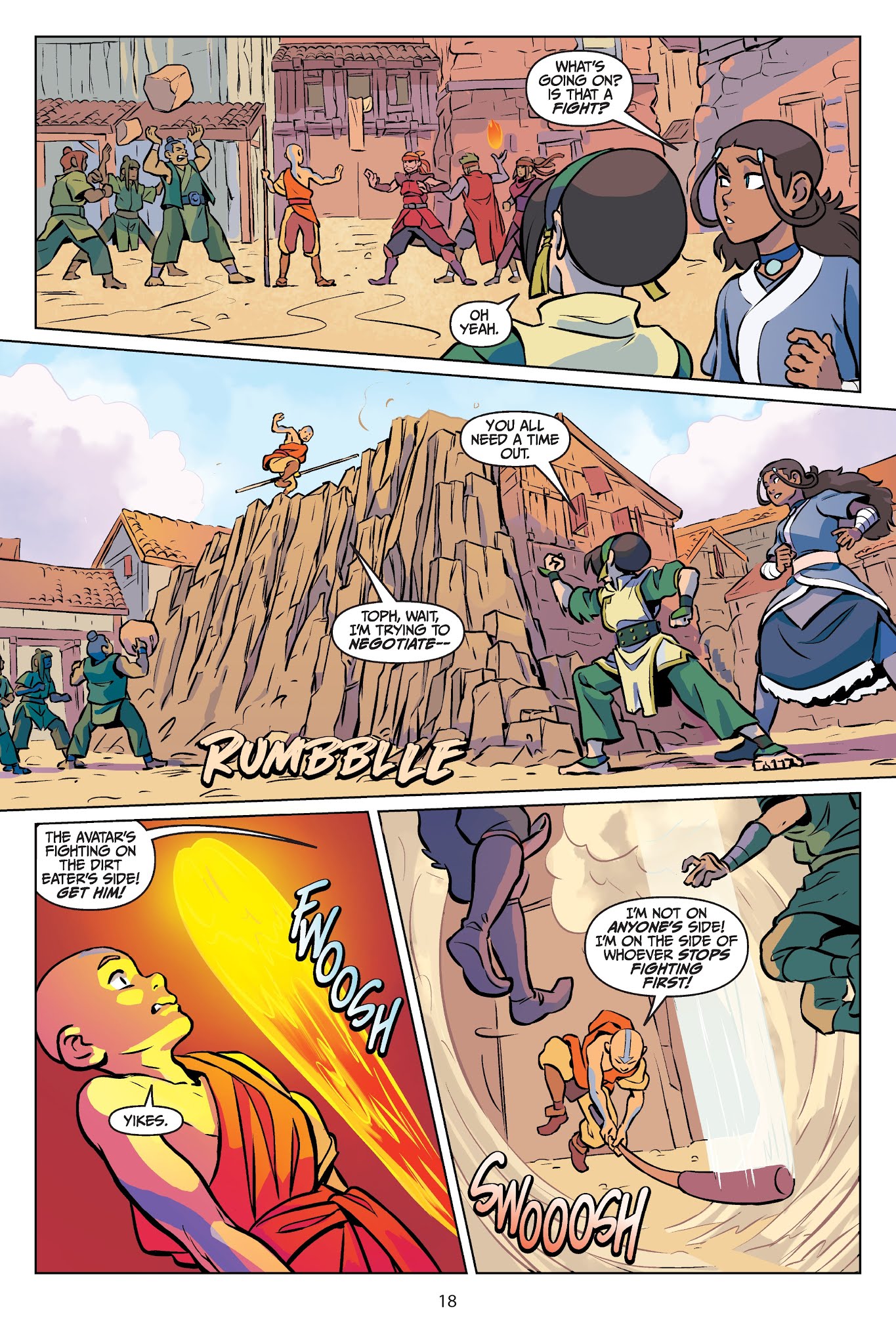 Read online Nickelodeon Avatar: The Last Airbender - Imbalance comic -  Issue # TPB 1 - 19