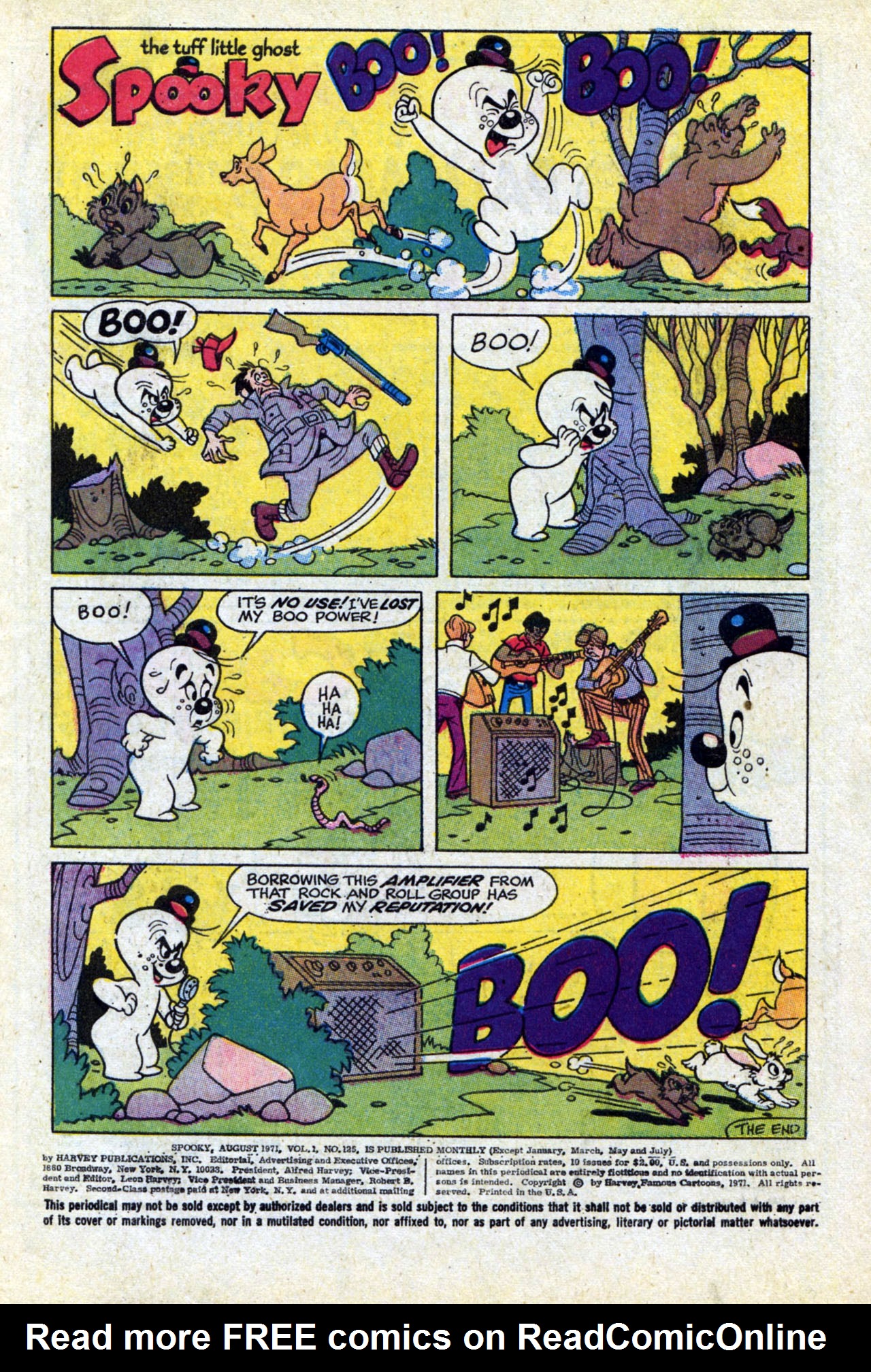 Read online Spooky comic -  Issue #125 - 3