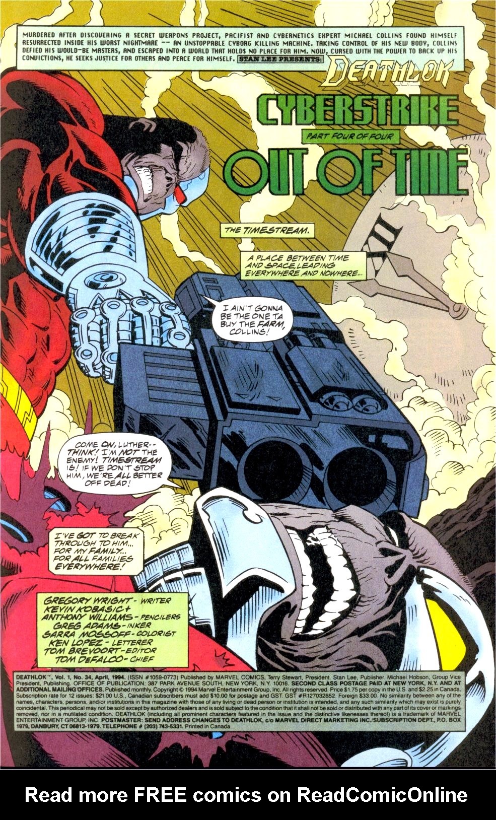 Read online Deathlok (1991) comic -  Issue #34 - 2