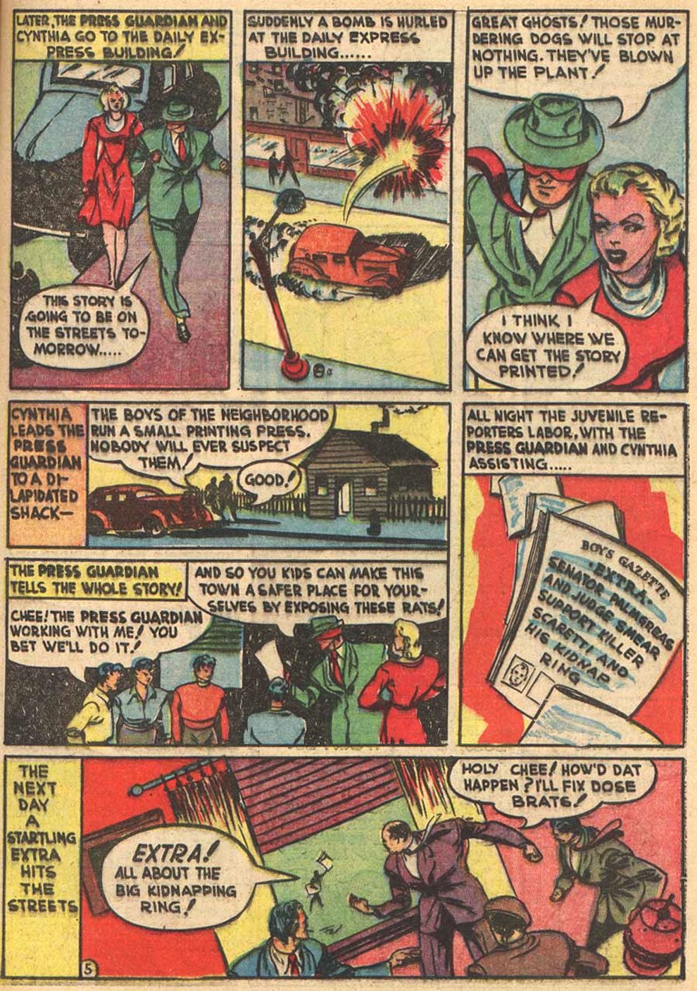 Read online Pep Comics comic -  Issue #5 - 25