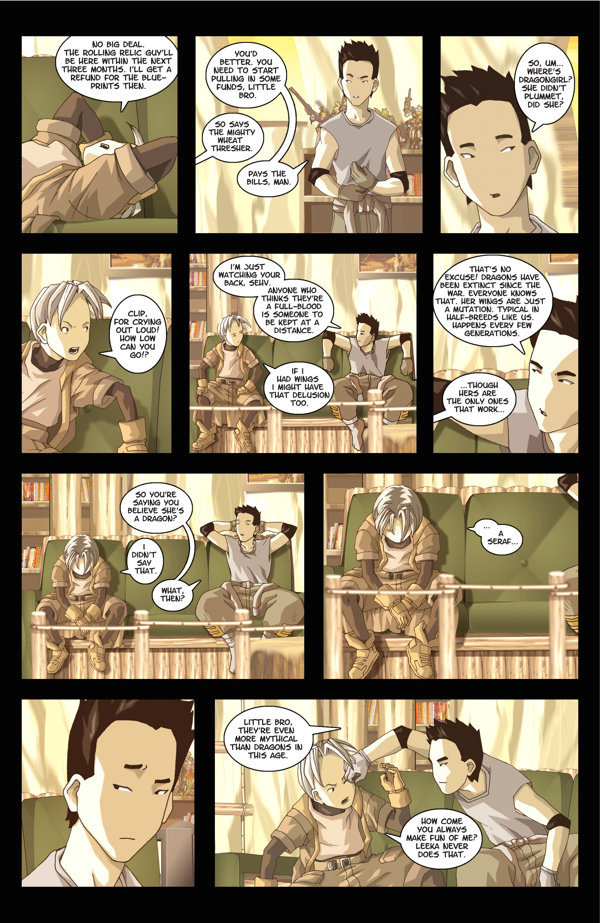 Read online Feather comic -  Issue #1 - 10