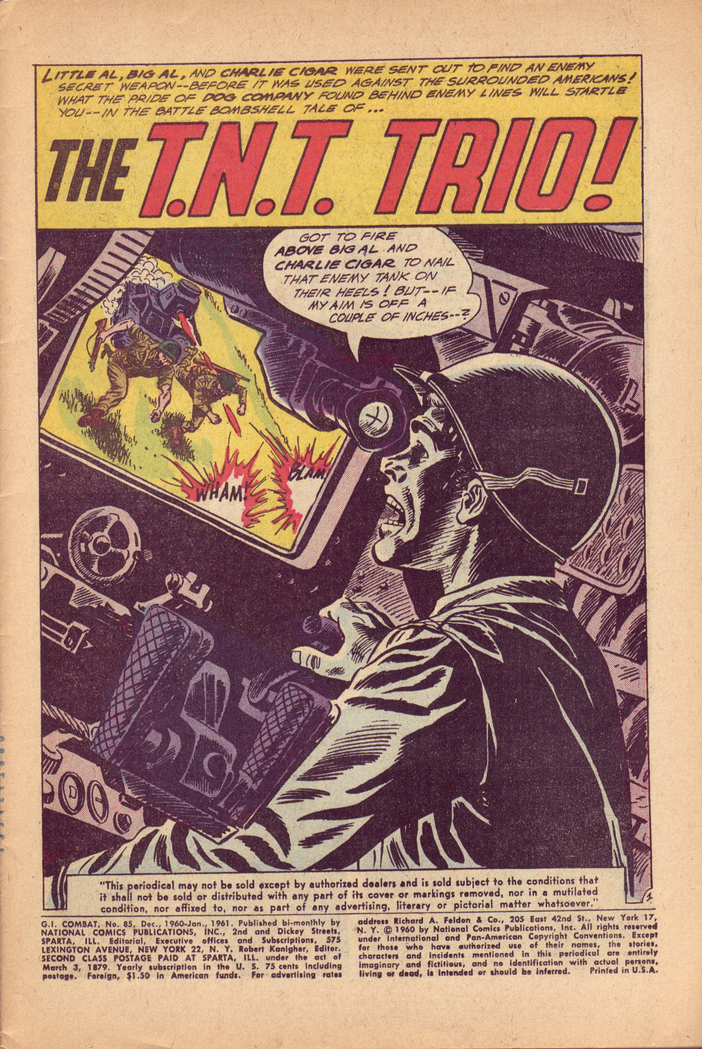 Read online G.I. Combat (1952) comic -  Issue #85 - 3