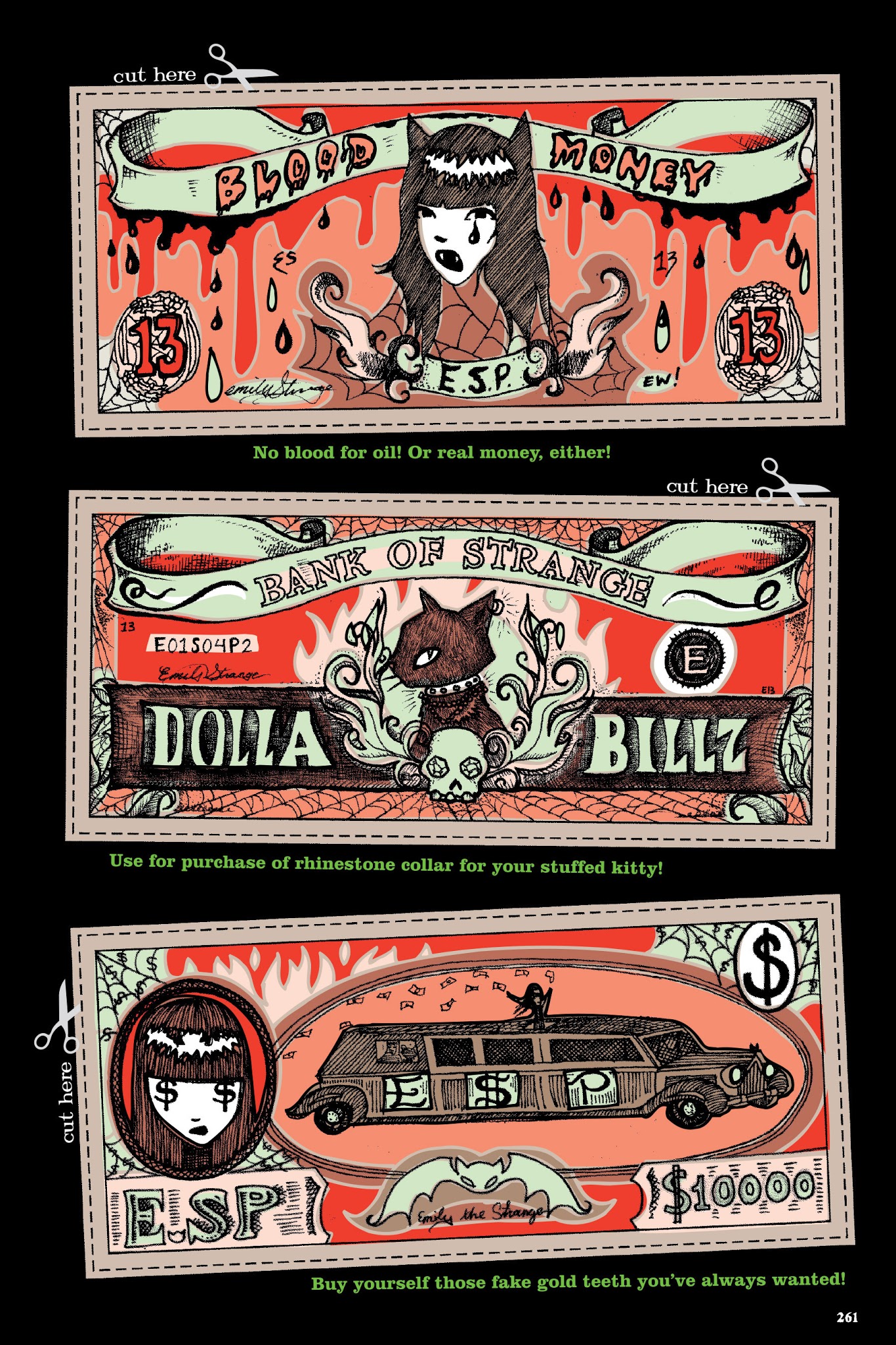 Read online The Complete Emily The Strange: All Things Strange comic -  Issue # TPB - 249
