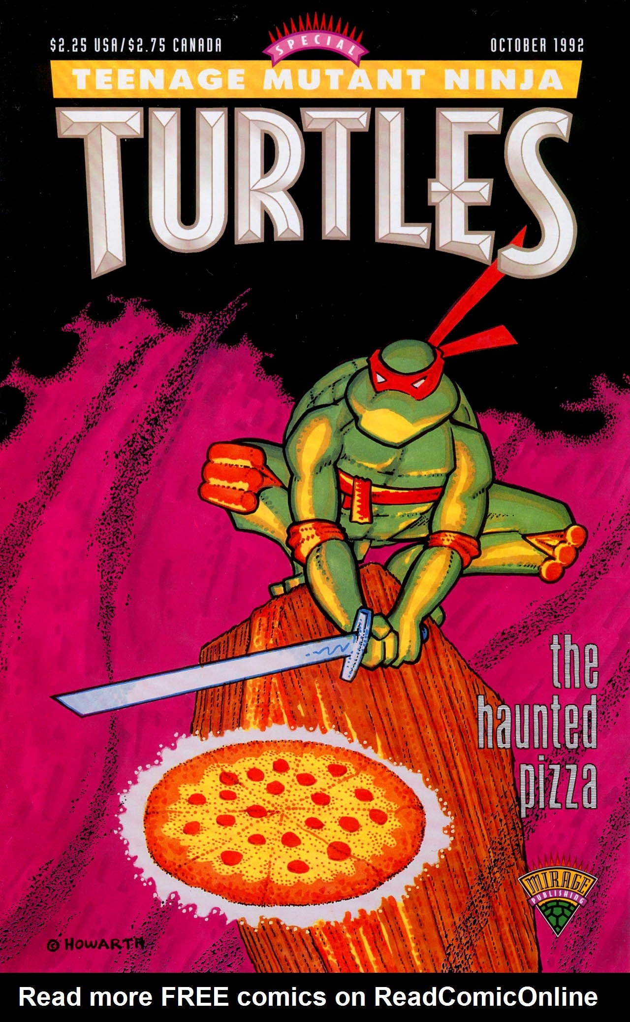 Read online The Haunted Pizza Teenage Mutant Ninja Turtles Special comic -  Issue # Full - 1