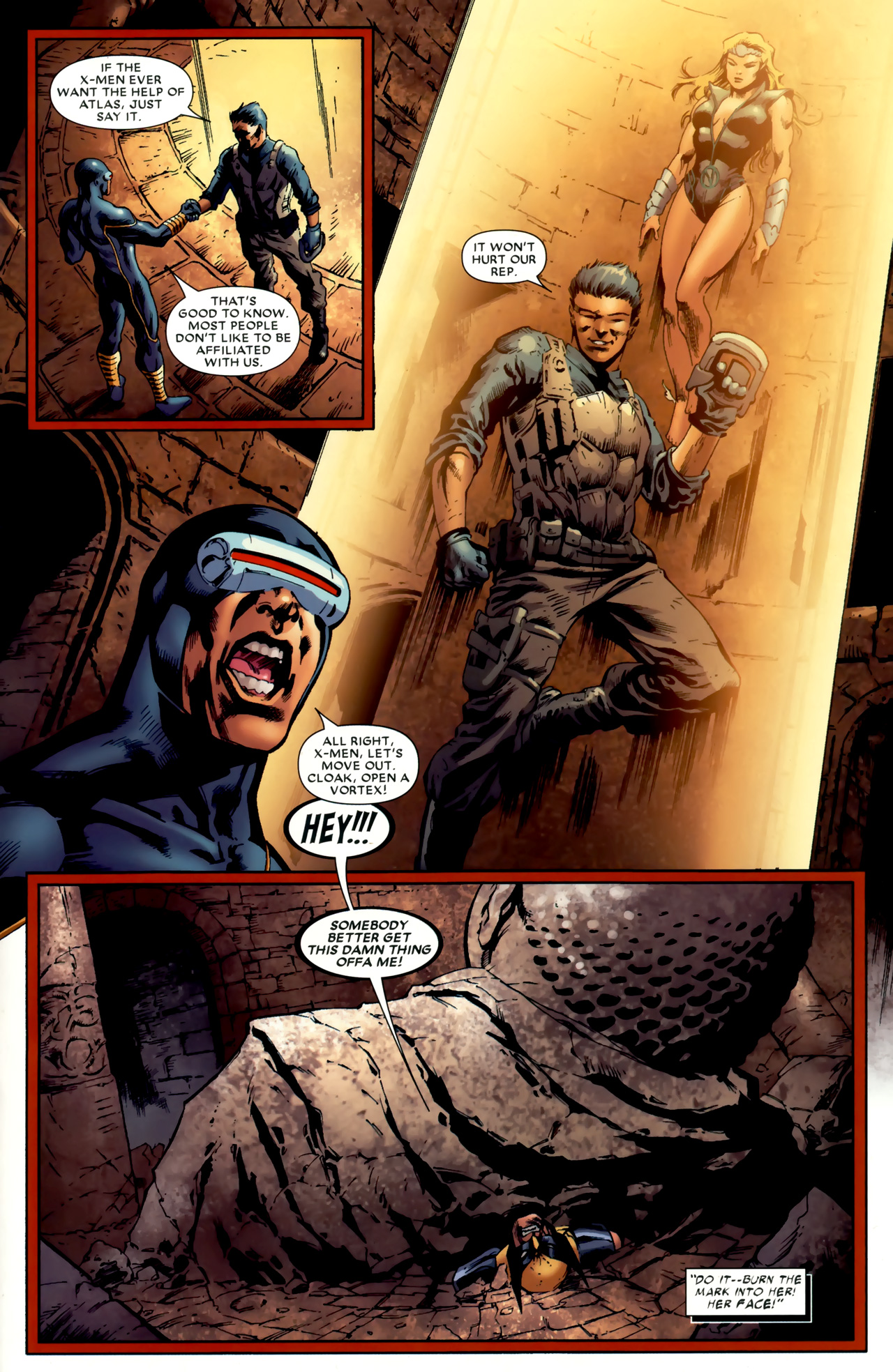 Read online X-Men Vs. Agents Of Atlas comic -  Issue #2 - 24