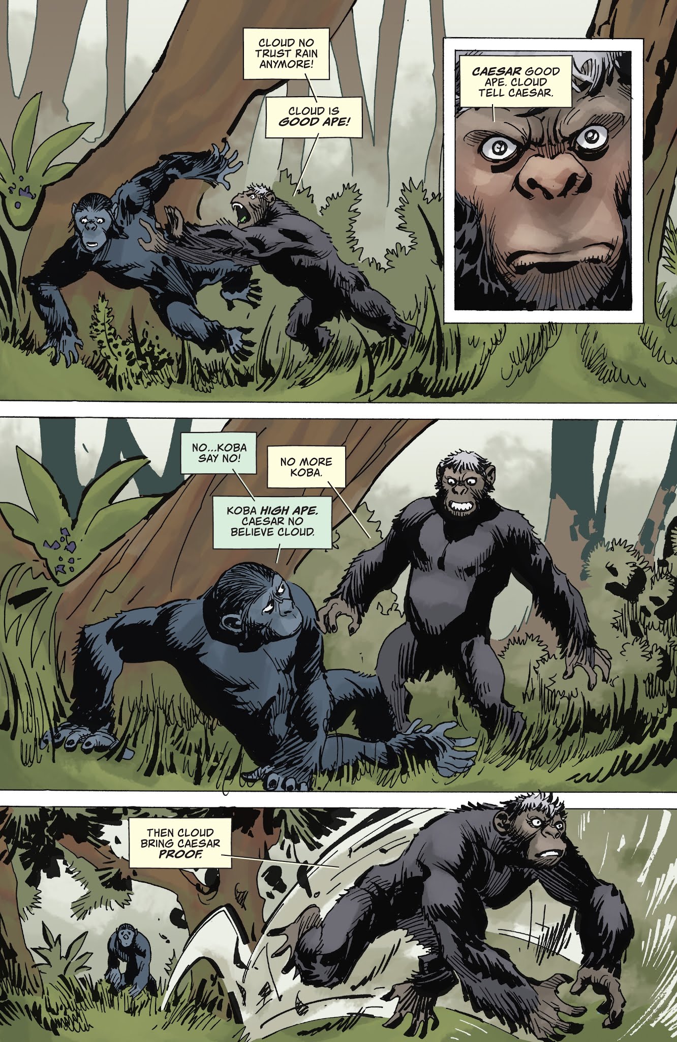 Read online Planet of the Apes: The Simian Age comic -  Issue # Full - 34