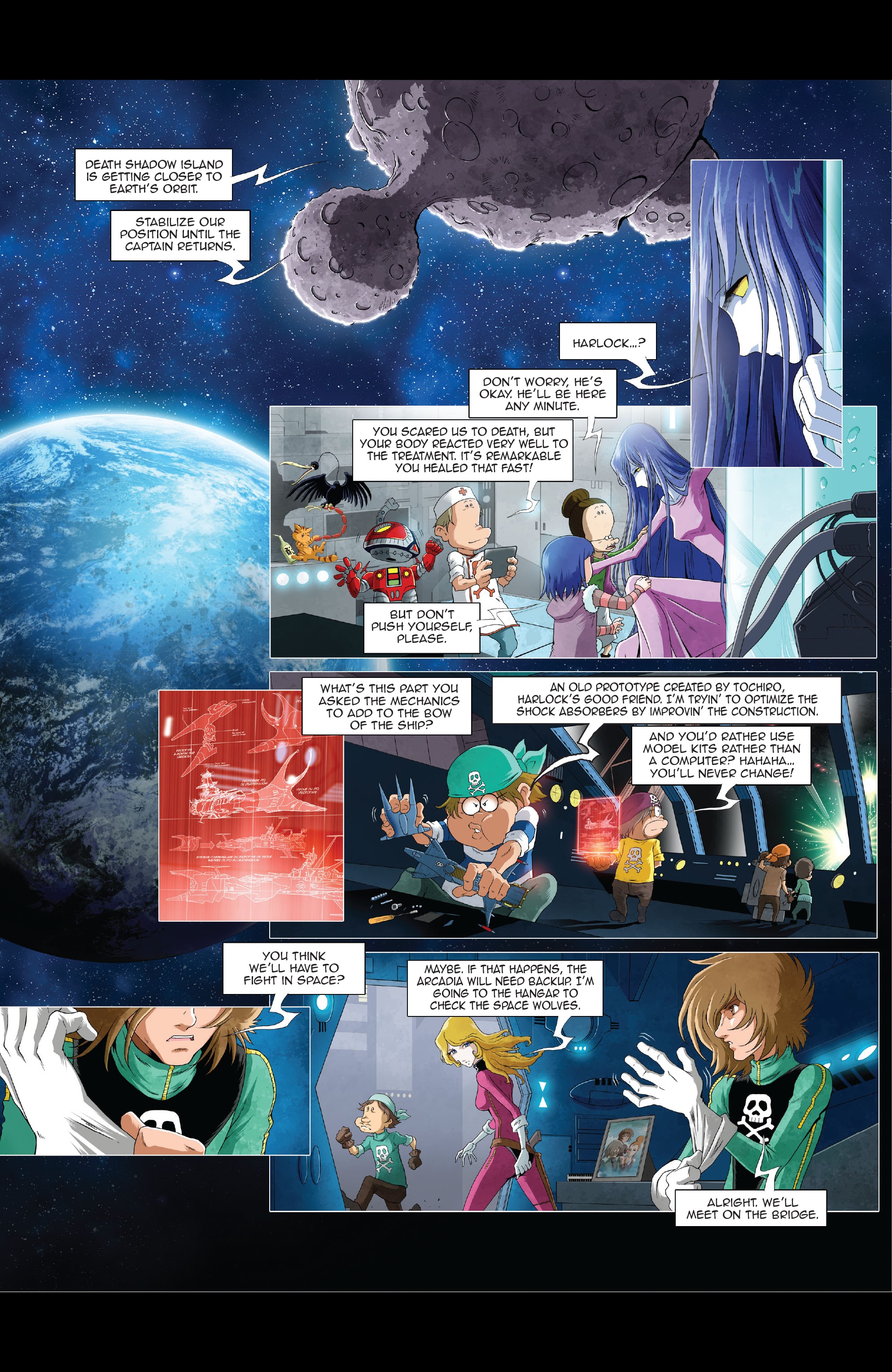 Read online Space Pirate Captain Harlock comic -  Issue #5 - 23