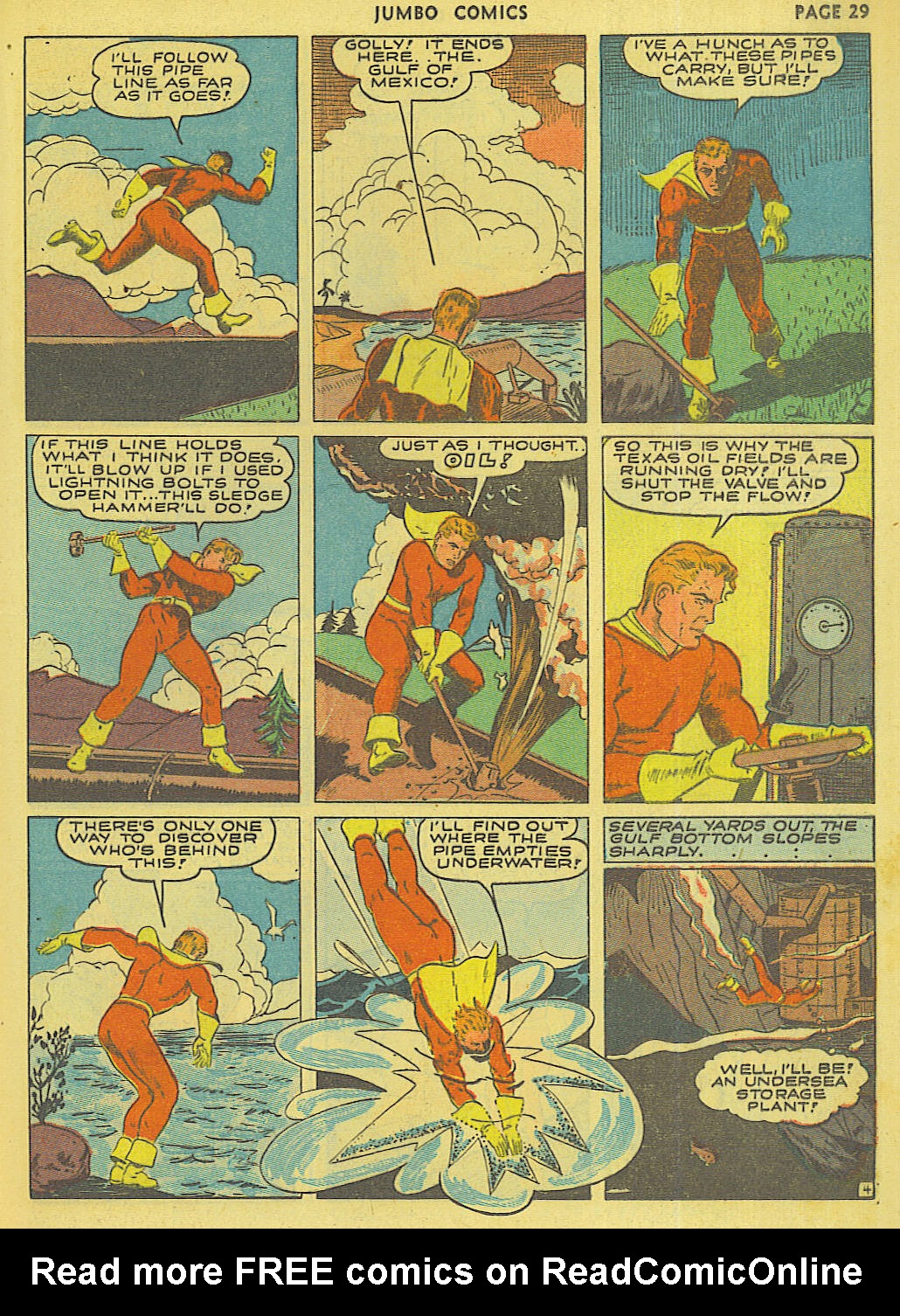 Read online Jumbo Comics comic -  Issue #28 - 31