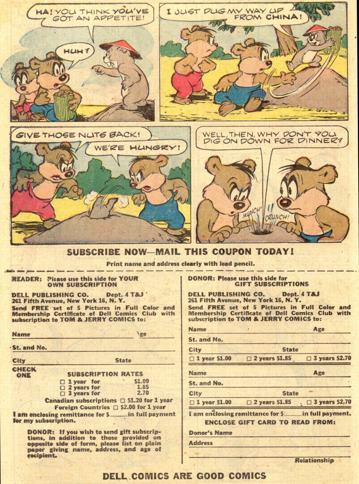 Read online Tom & Jerry Comics comic -  Issue #81 - 50