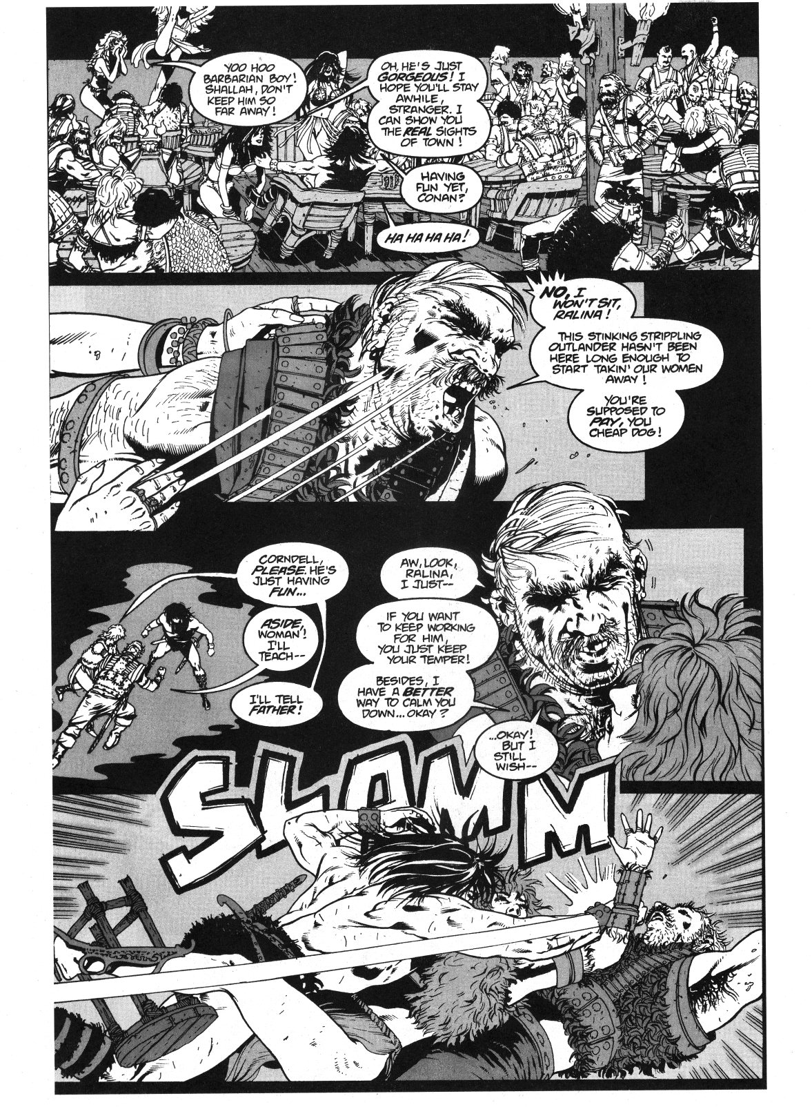 Read online Conan the Savage comic -  Issue #8 - 34