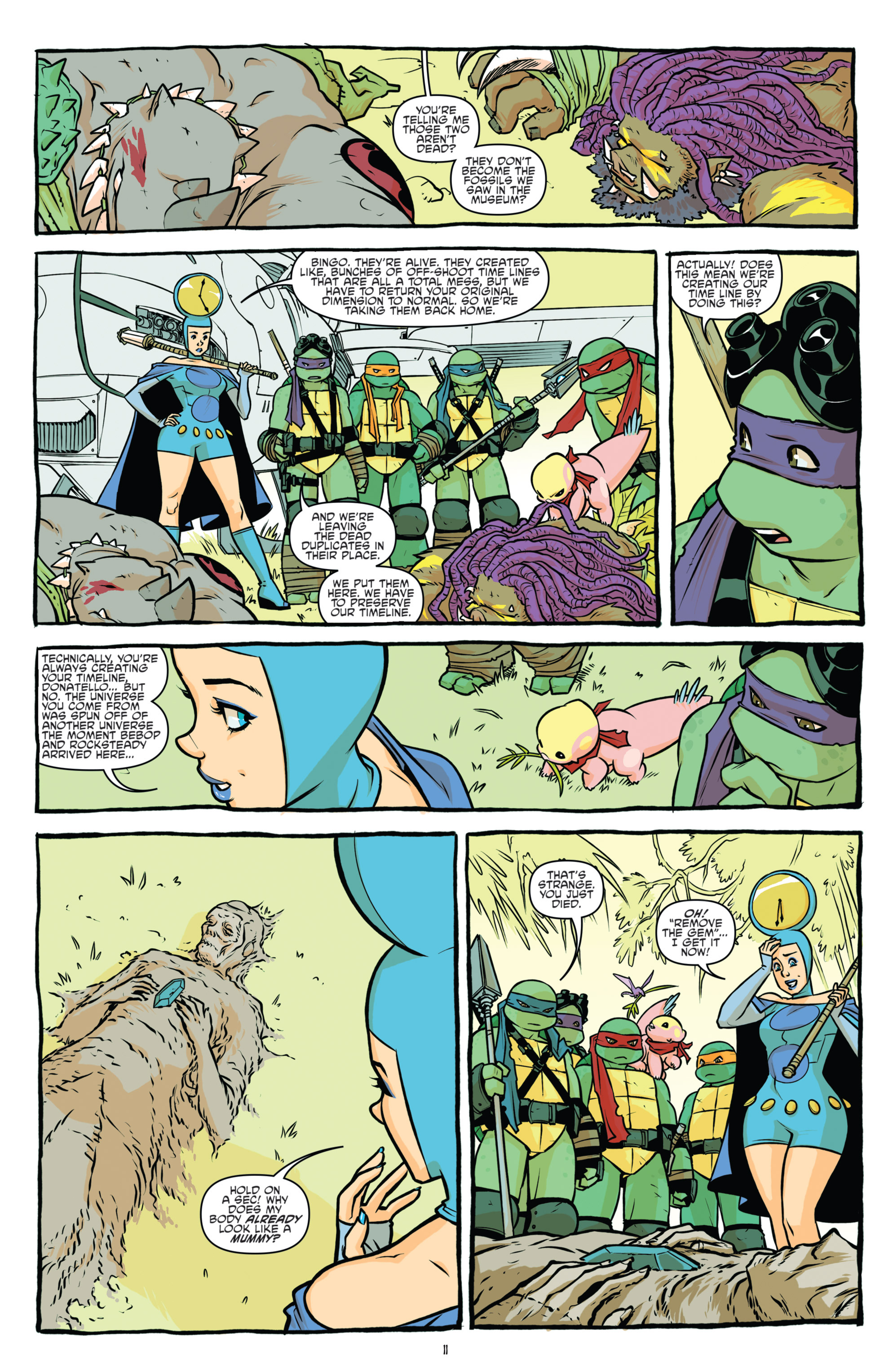 Read online Teenage Mutant Ninja Turtles Bebop & Rocksteady Destroy Everything comic -  Issue #5 - 13