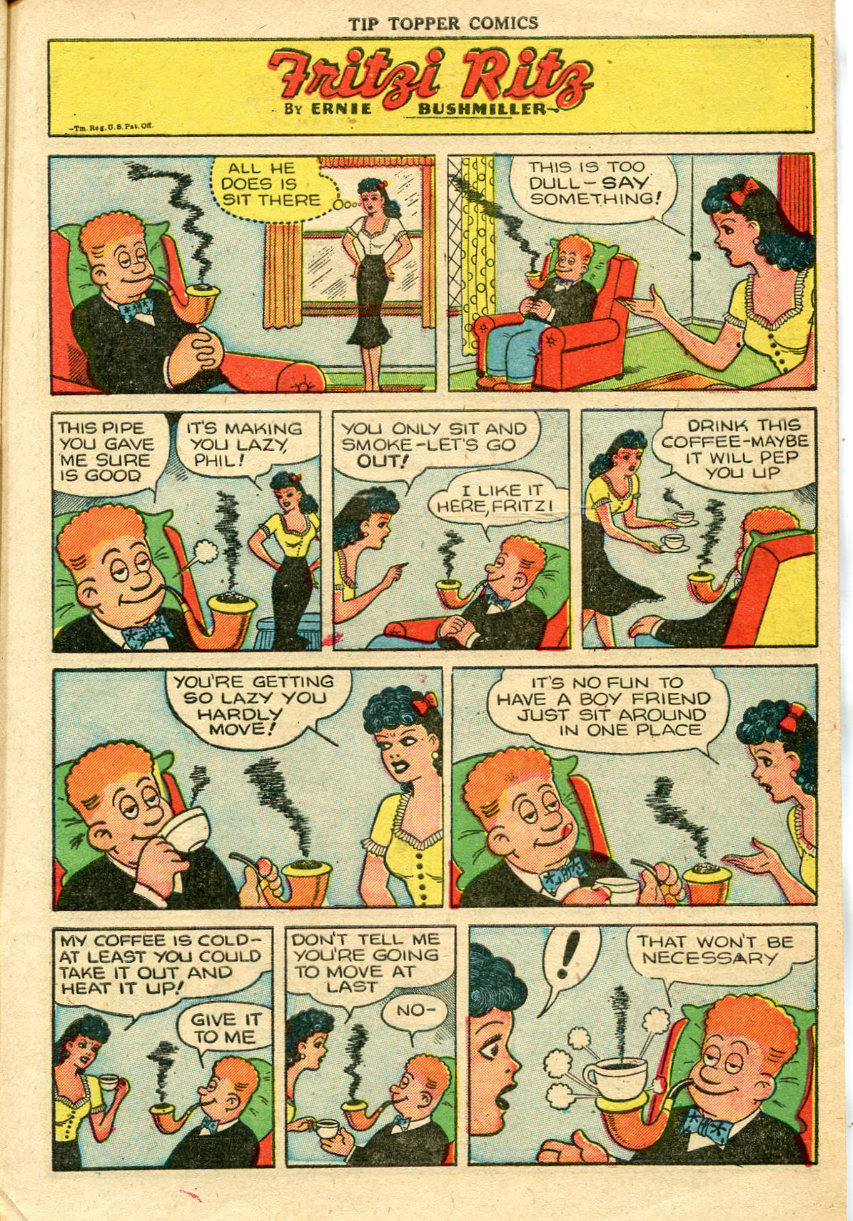 Read online Tip Topper Comics comic -  Issue #5 - 5