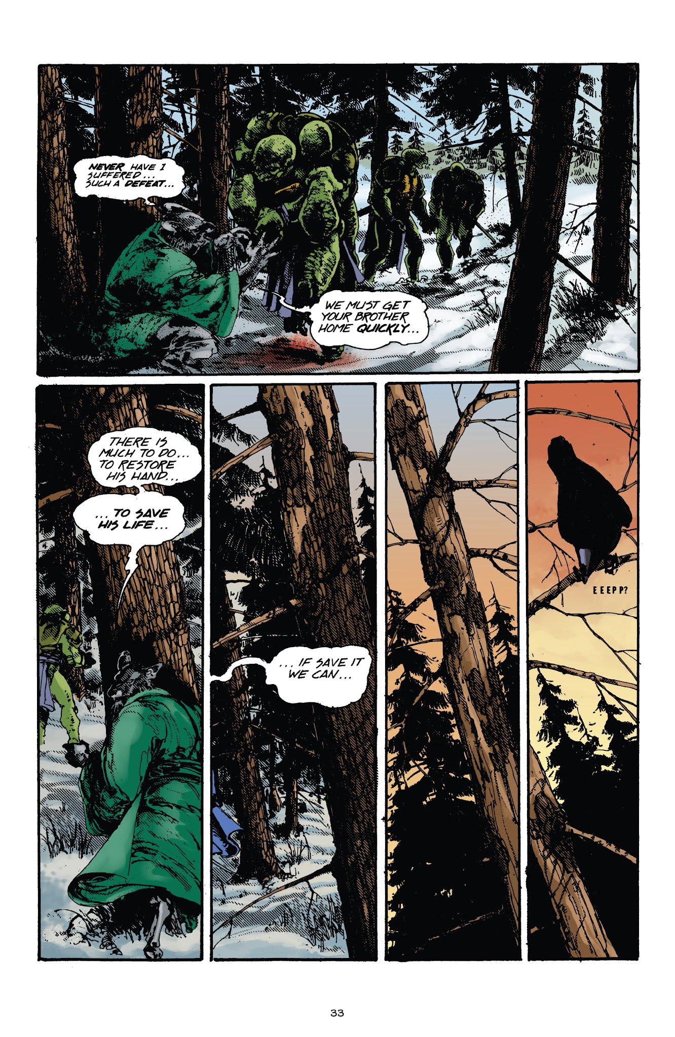 Read online Teenage Mutant Ninja Turtles Legends: Soul's Winter By Michael Zulli comic -  Issue # TPB - 30