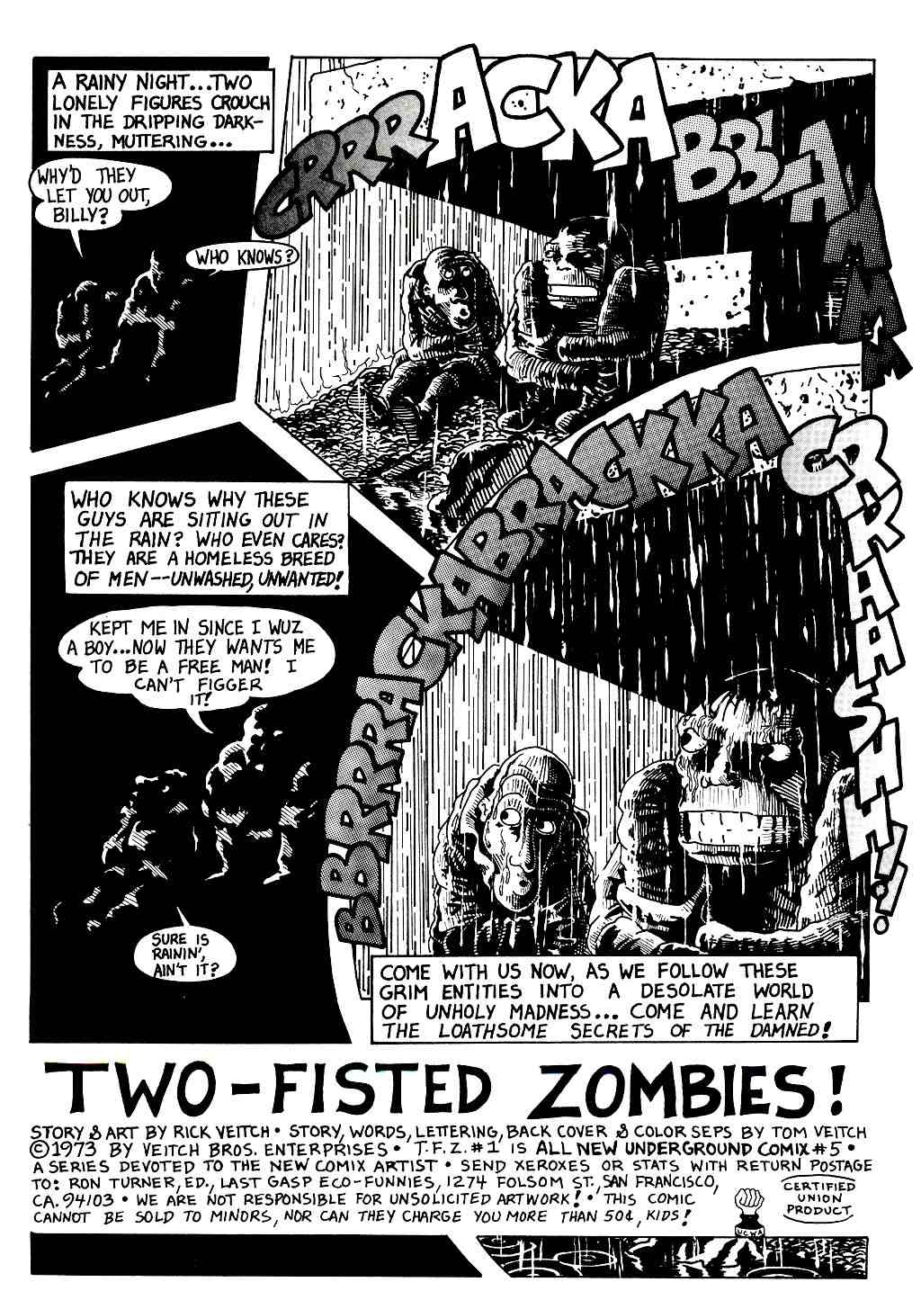 Read online All New Underground Comix comic -  Issue #5 - 2