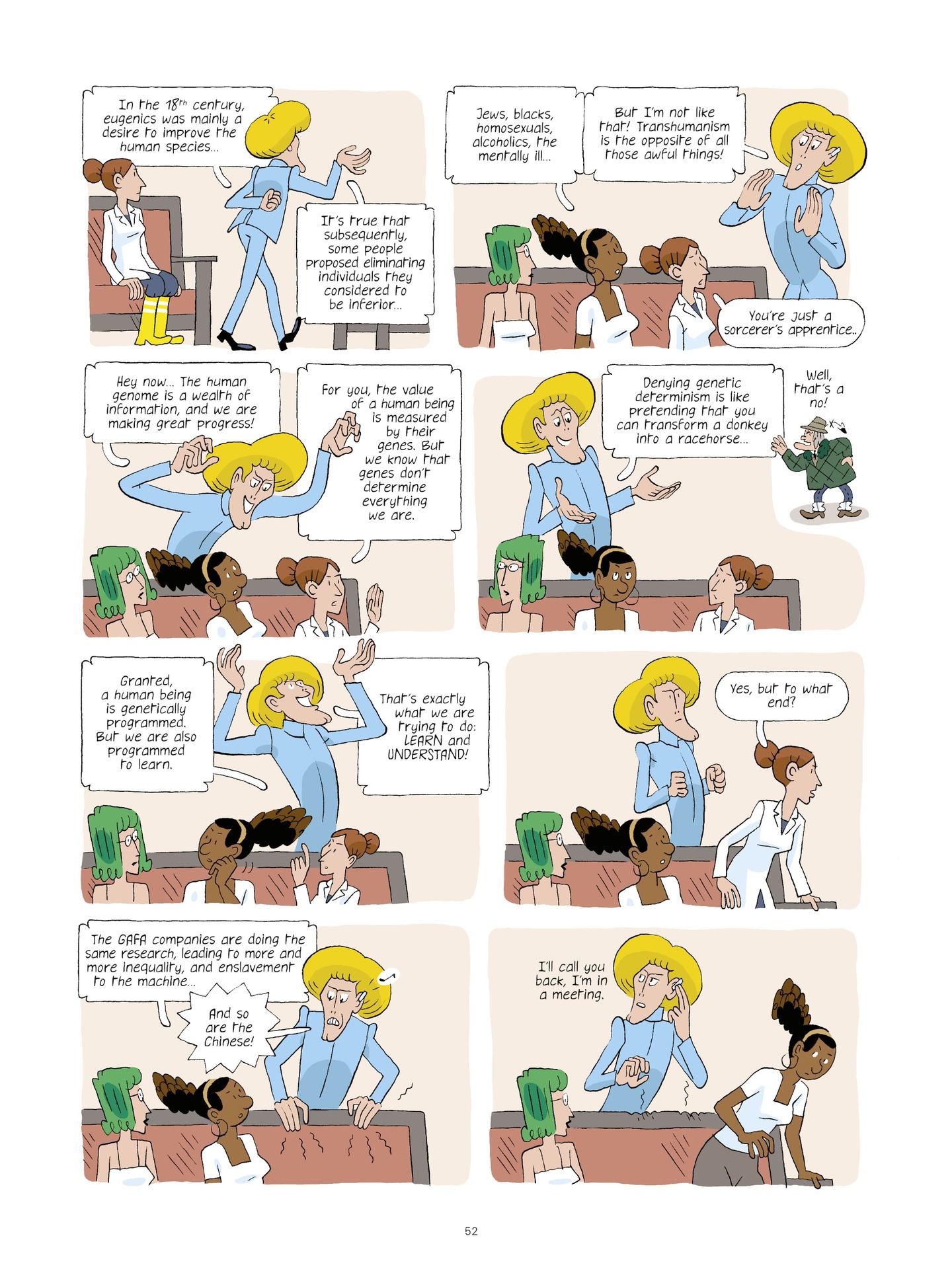 Read online Evolution, Darwin, God, and the Horse-People comic -  Issue # TPB - 51