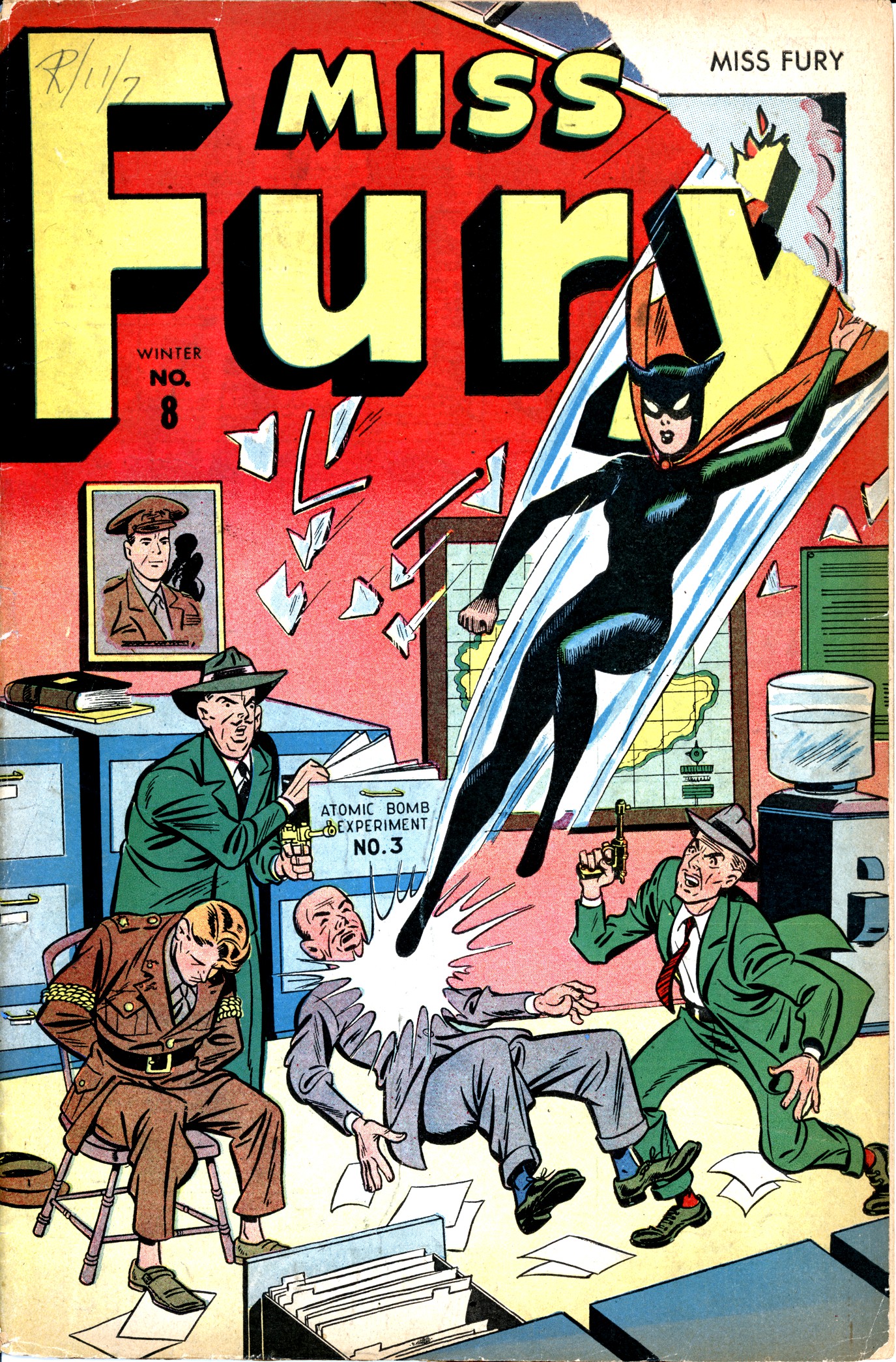 Read online Miss Fury (1942) comic -  Issue #8 - 1