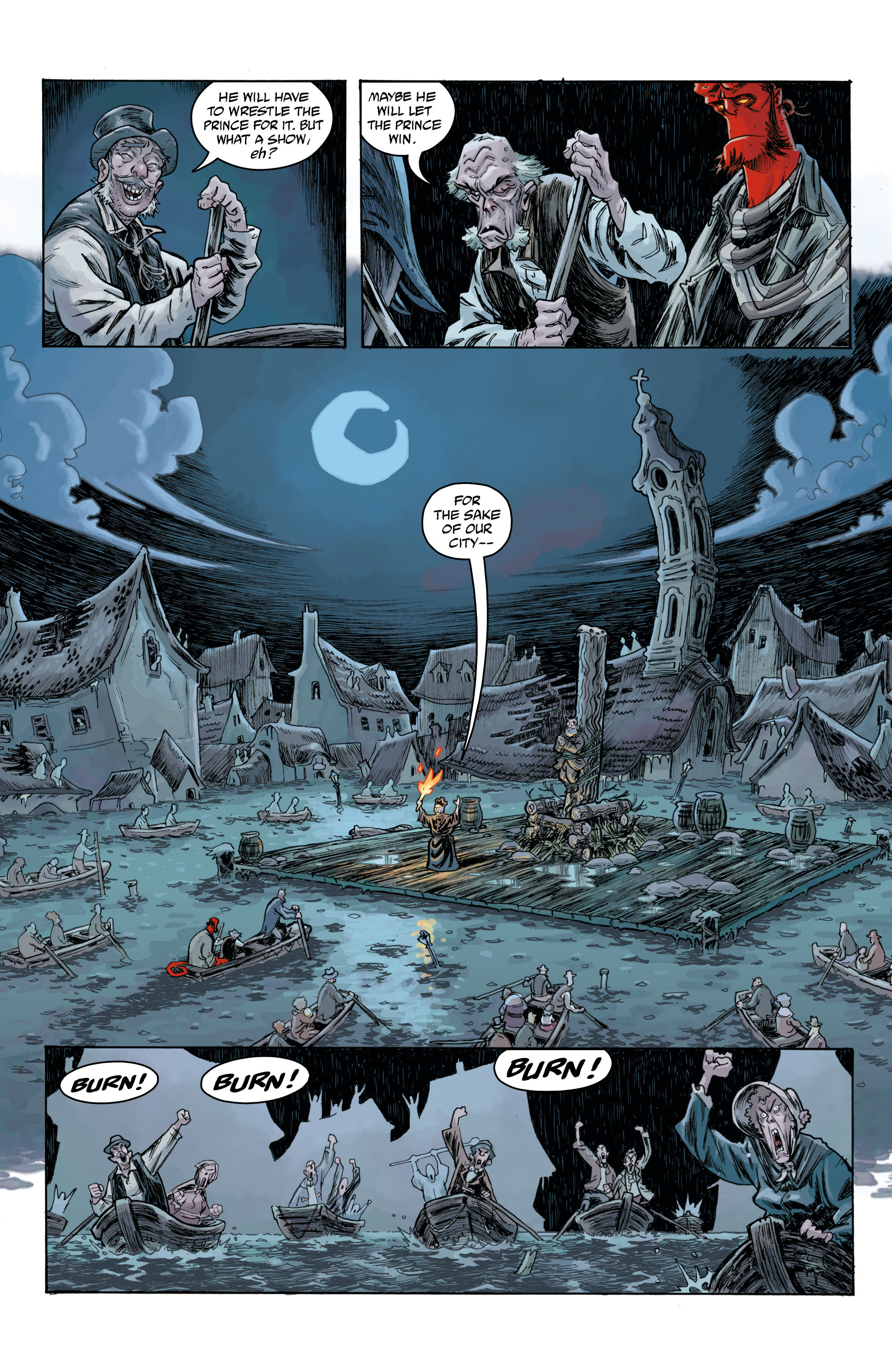Read online Hellboy and the B.P.R.D.: Time is a River comic -  Issue # Full - 14