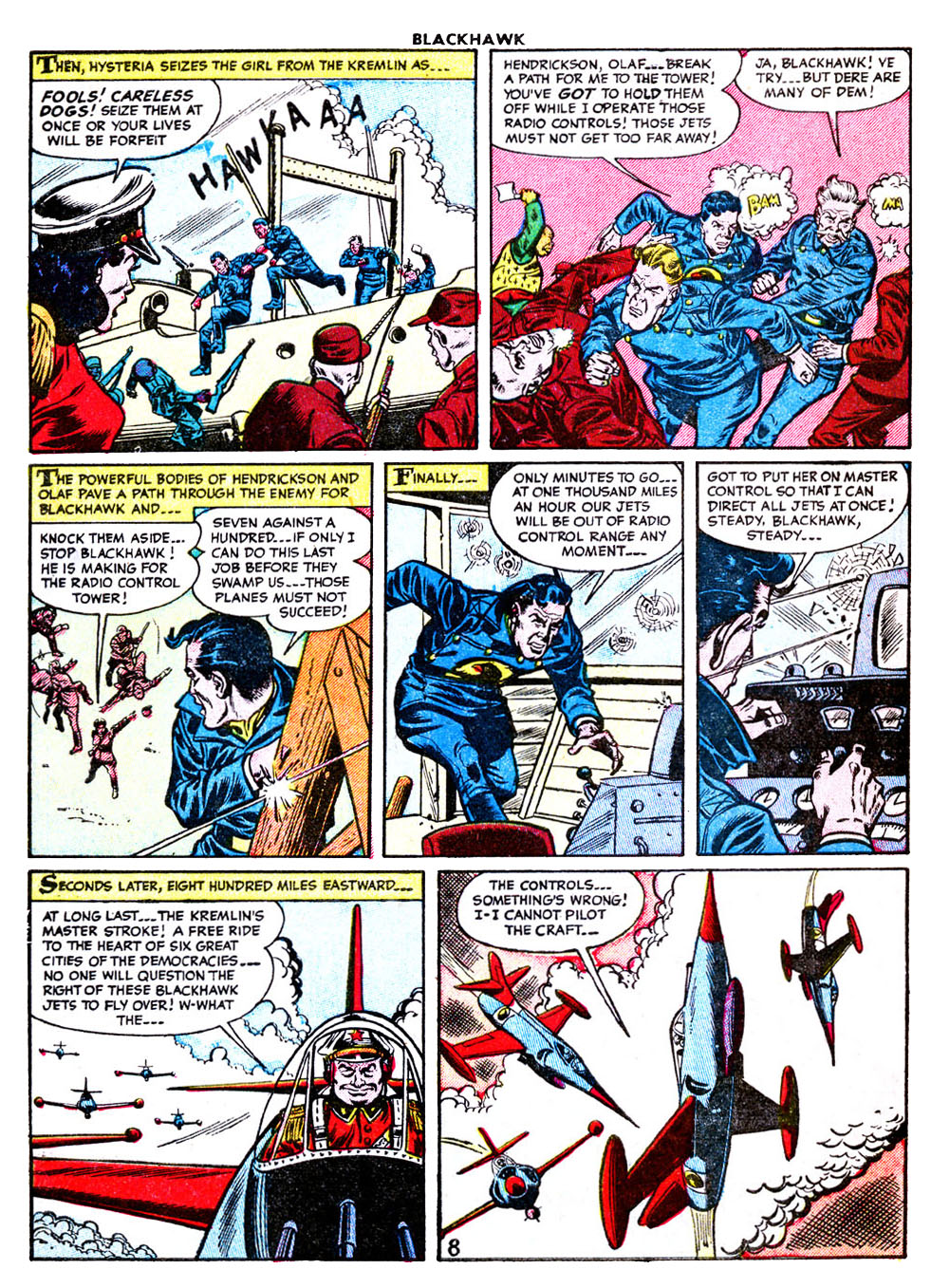 Read online Blackhawk (1957) comic -  Issue #87 - 10