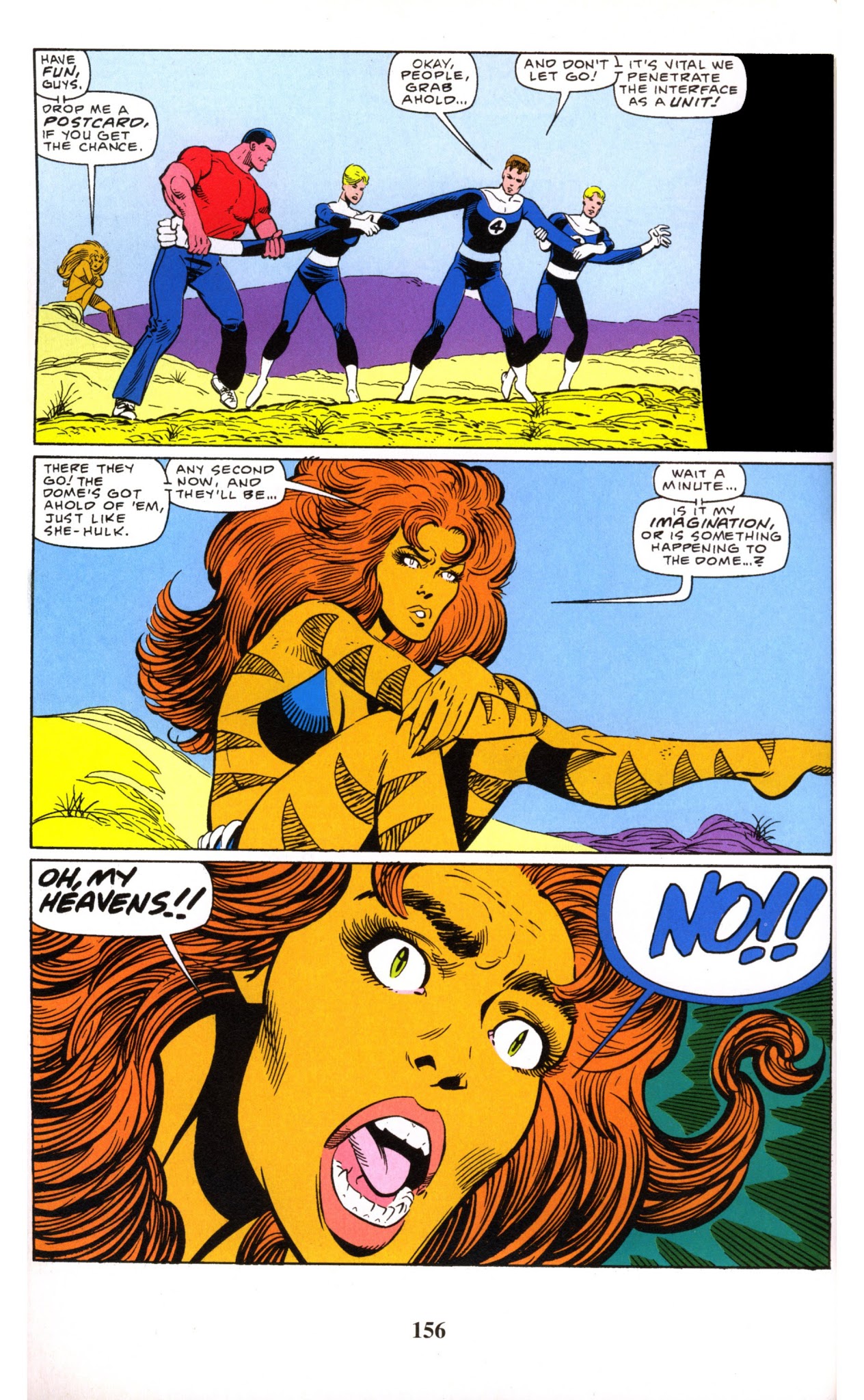Read online Fantastic Four Visionaries: John Byrne comic -  Issue # TPB 8 - 157