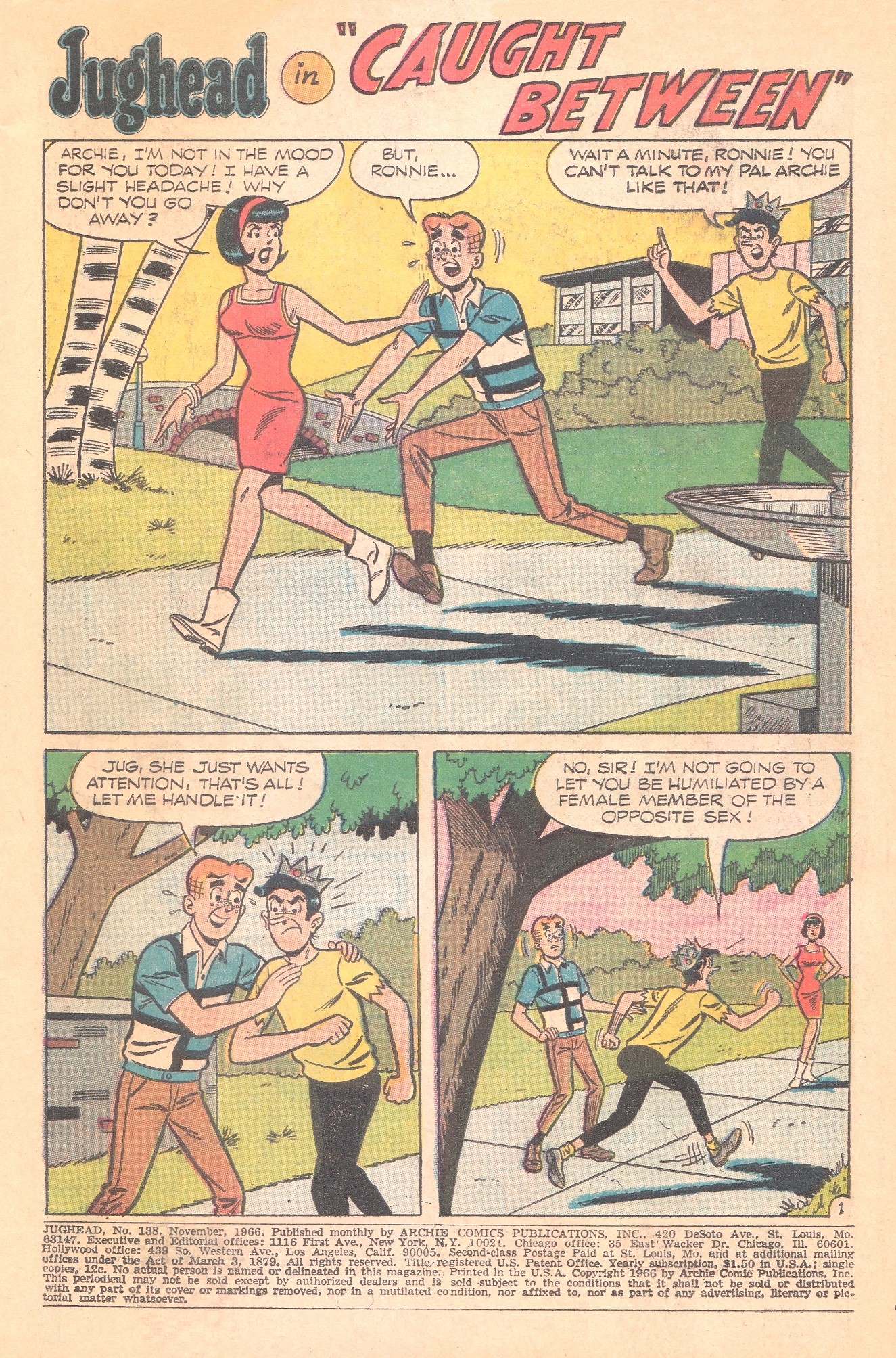 Read online Jughead (1965) comic -  Issue #138 - 3