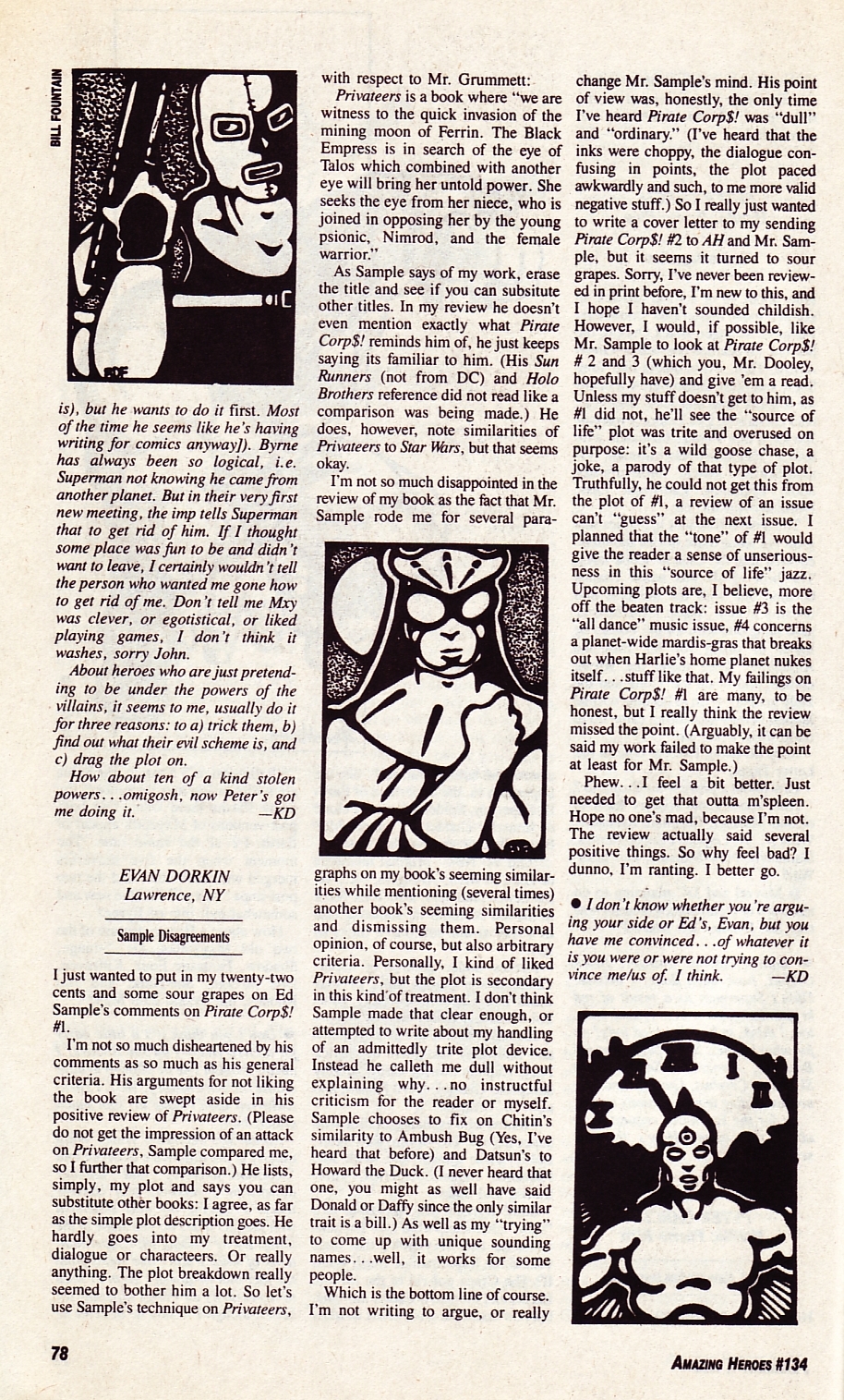 Read online Amazing Heroes comic -  Issue #134 - 78