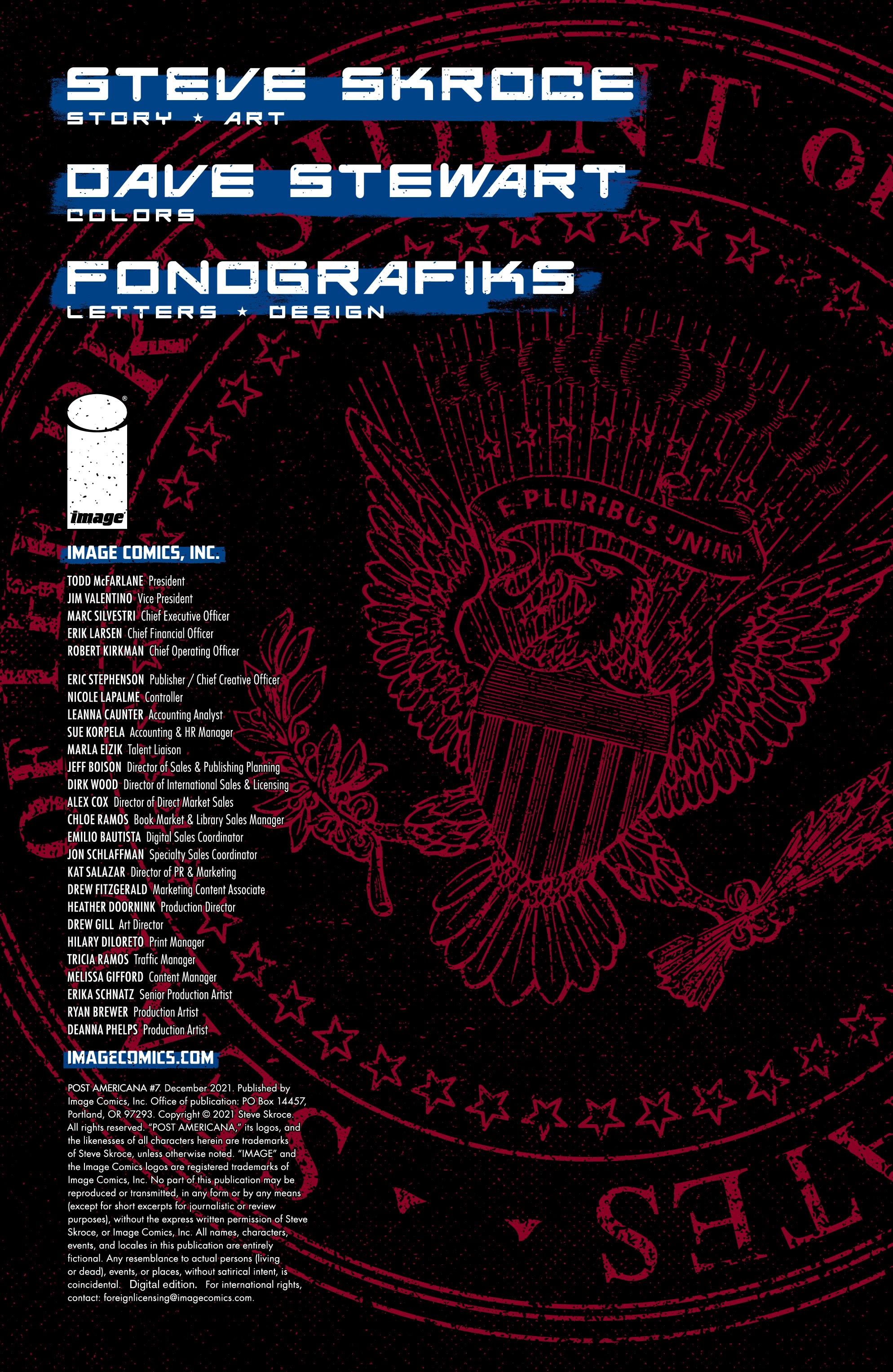 Read online Post Americana comic -  Issue #7 - 2