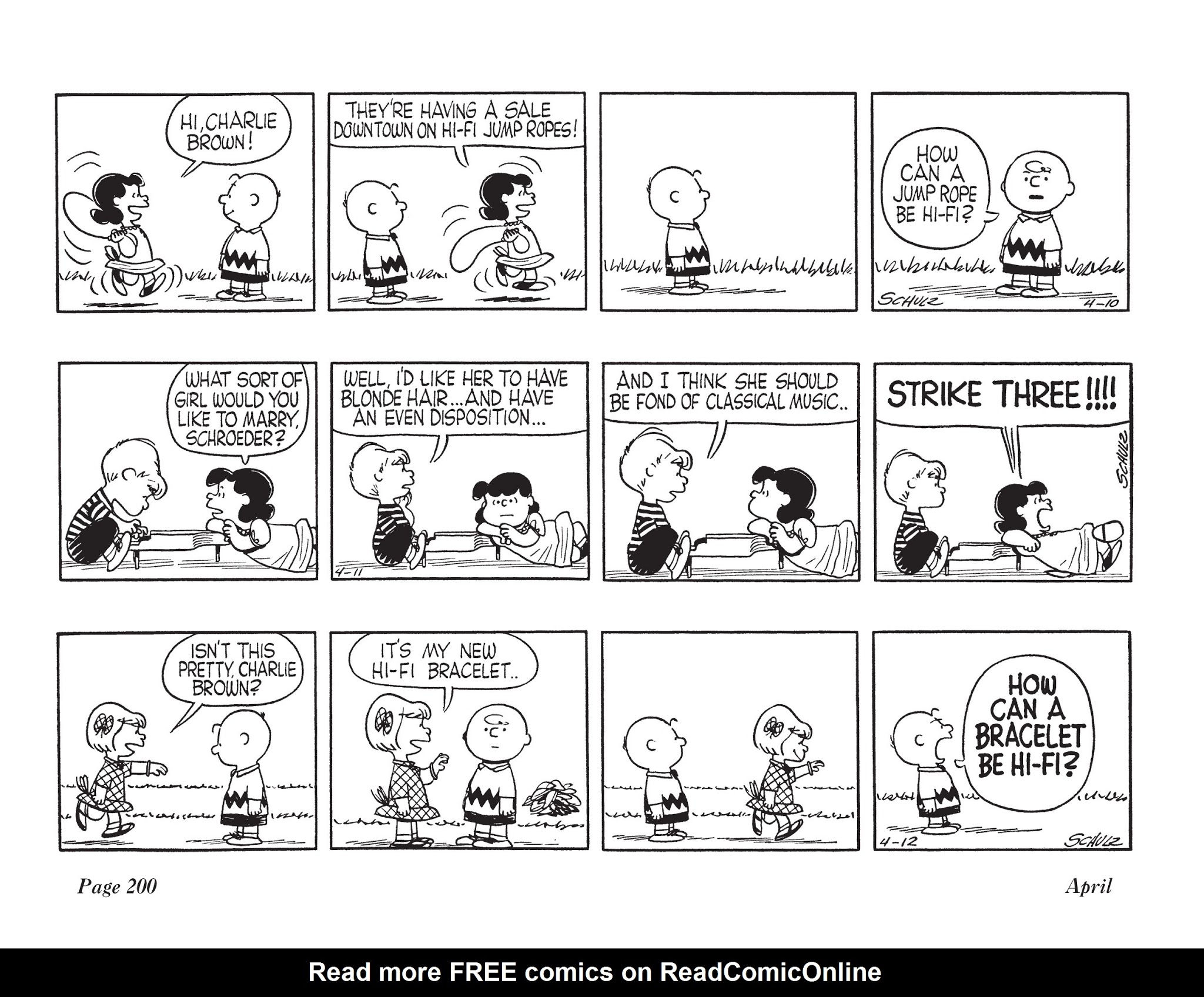 Read online The Complete Peanuts comic -  Issue # TPB 4 - 214