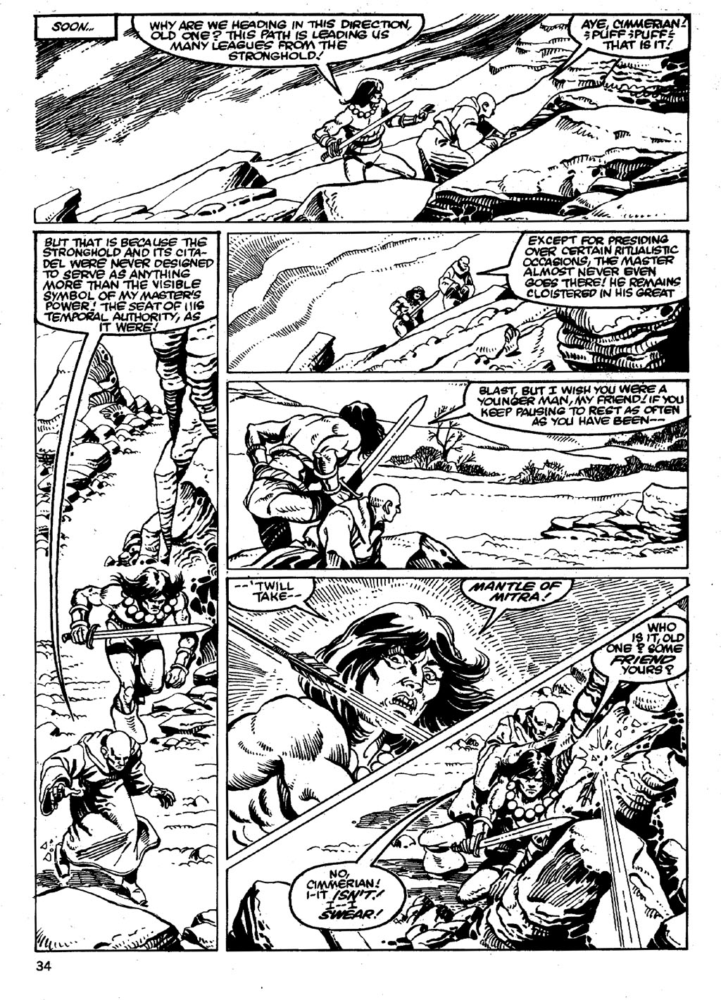Read online The Savage Sword Of Conan comic -  Issue #86 - 34