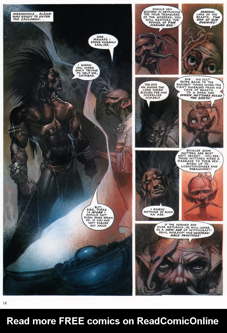 Read online Slaine: The Horned God (1993) comic -  Issue #1 - 19