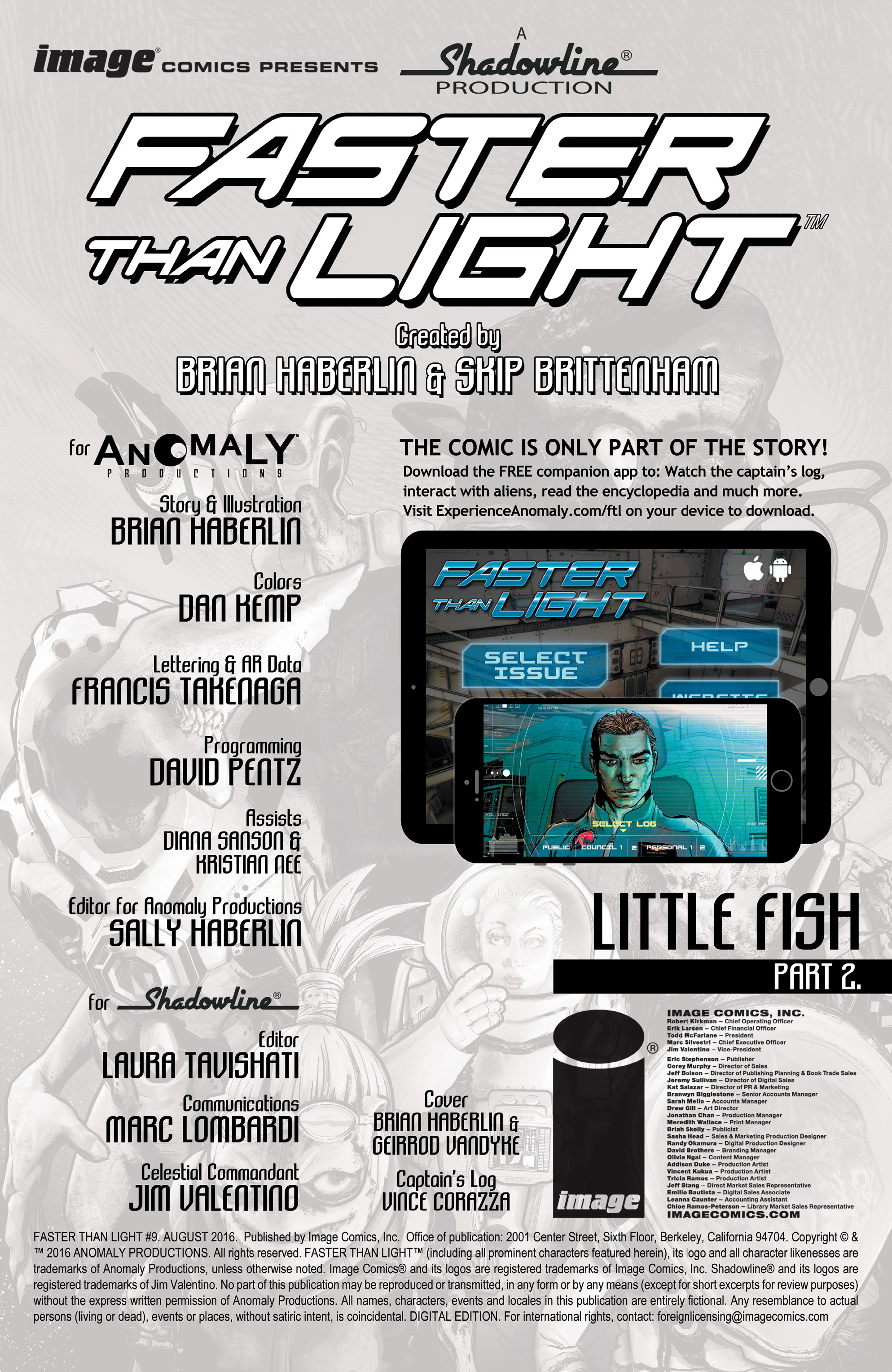 Read online Faster than Light comic -  Issue #9 - 2