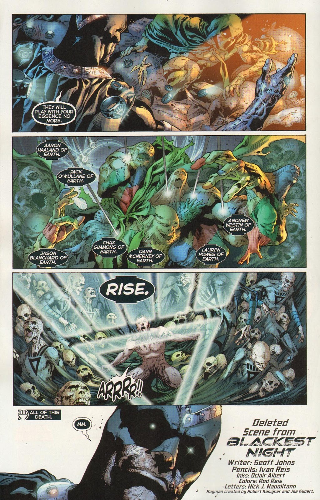 Untold Tales of Blackest Night issue Full - Page 6