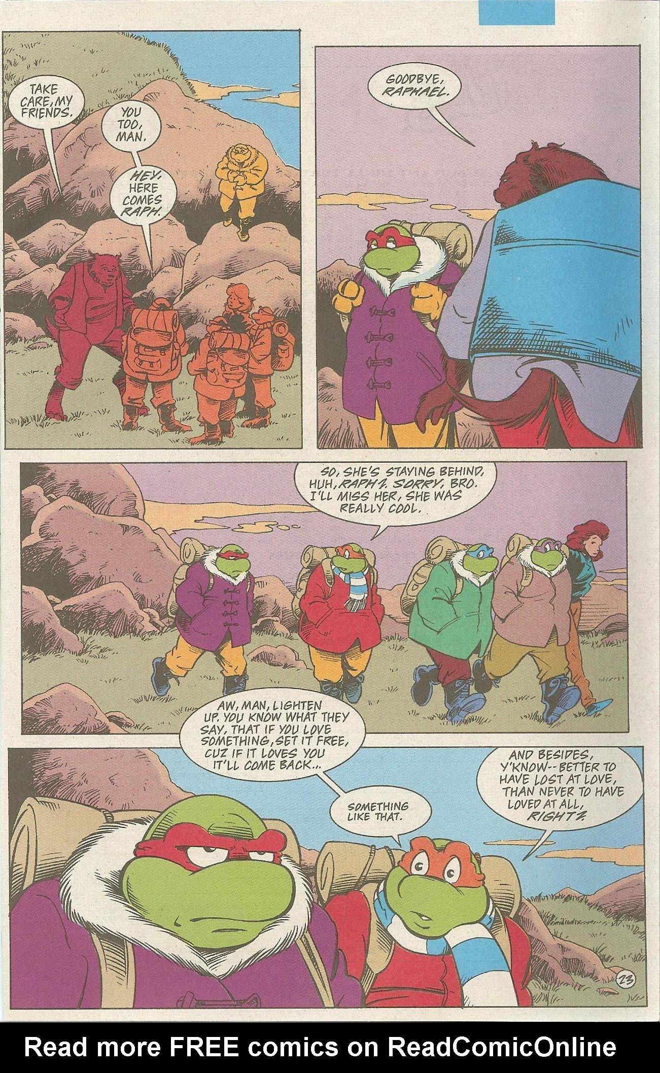 Read online Teenage Mutant Ninja Turtles Adventures (1989) comic -  Issue #70 - 23