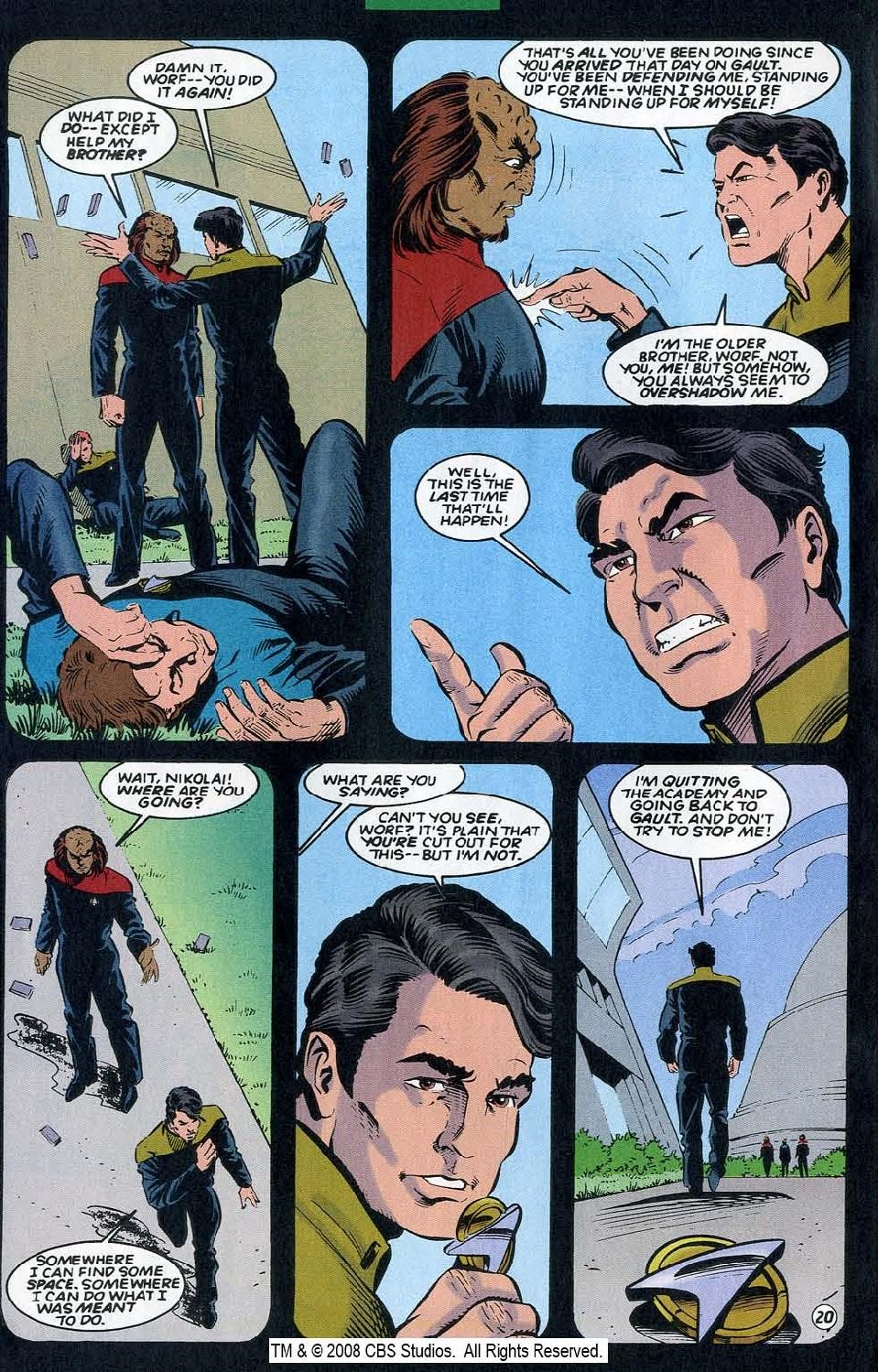 Read online Star Trek: The Next Generation - Shadowheart comic -  Issue #1 - 21