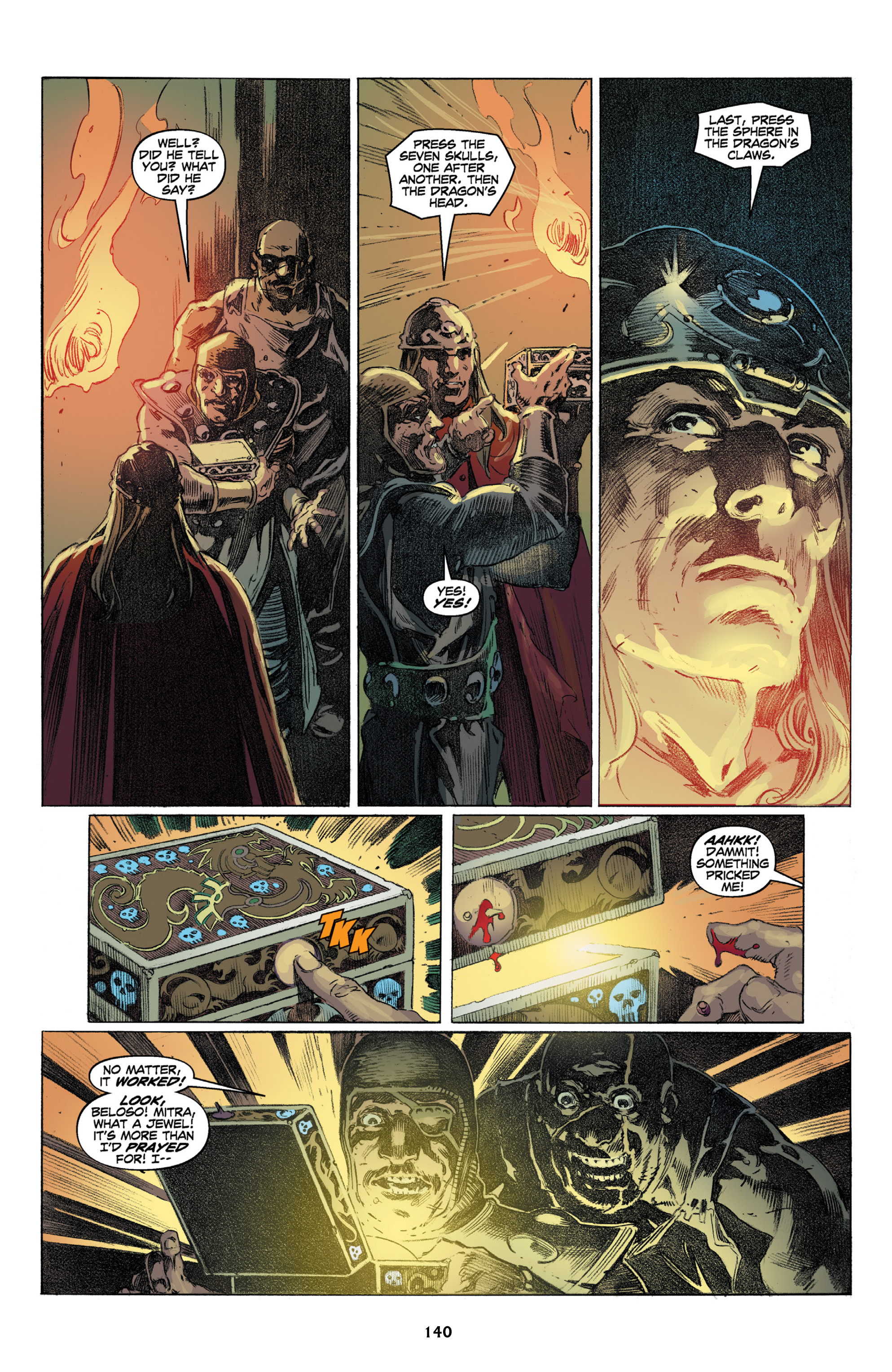 Read online King Conan: The Hour of the Dragon comic -  Issue # _TPB - 140