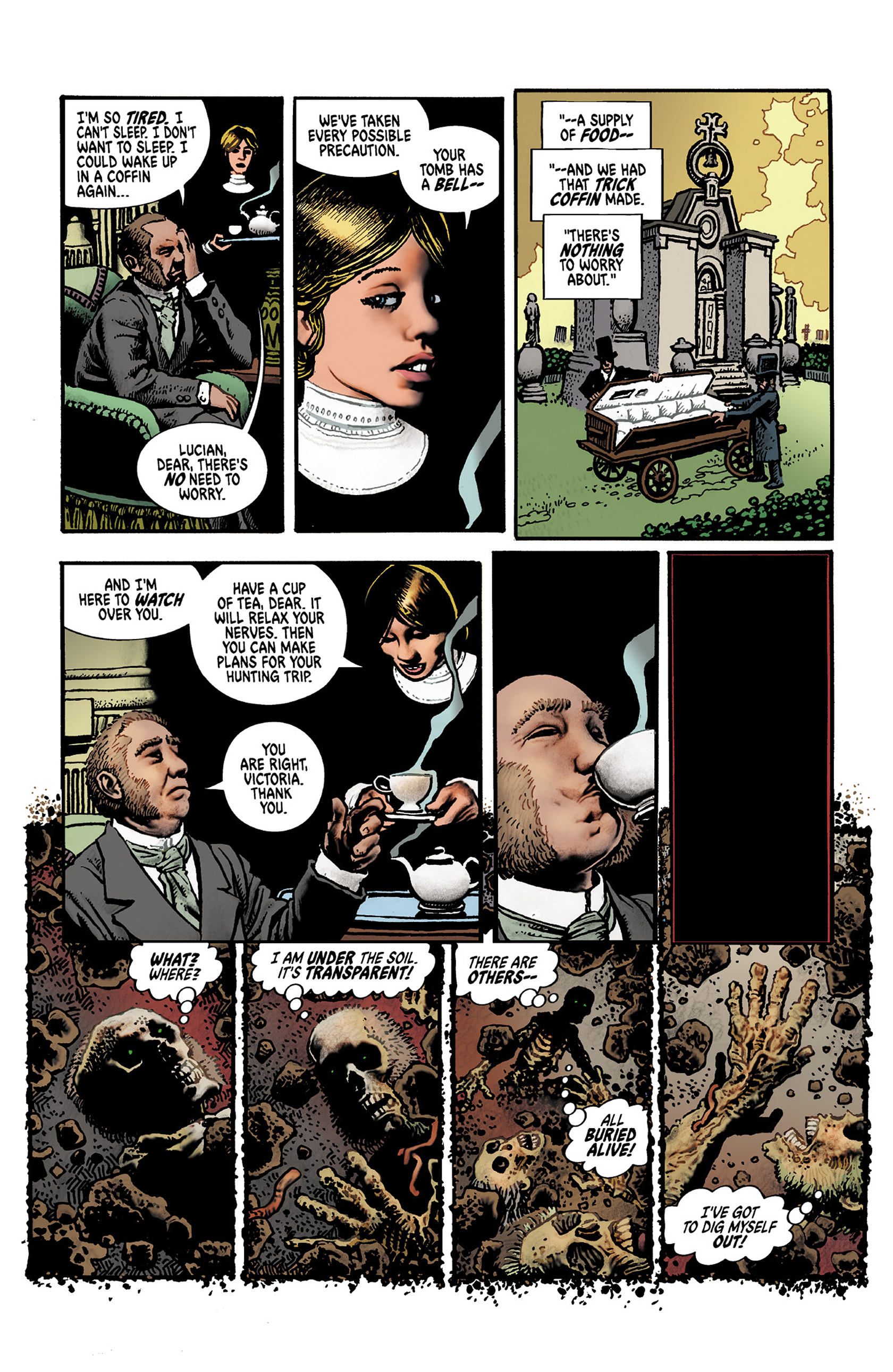 Read online Edgar Allan Poe's The Premature Burial comic -  Issue # Full - 8