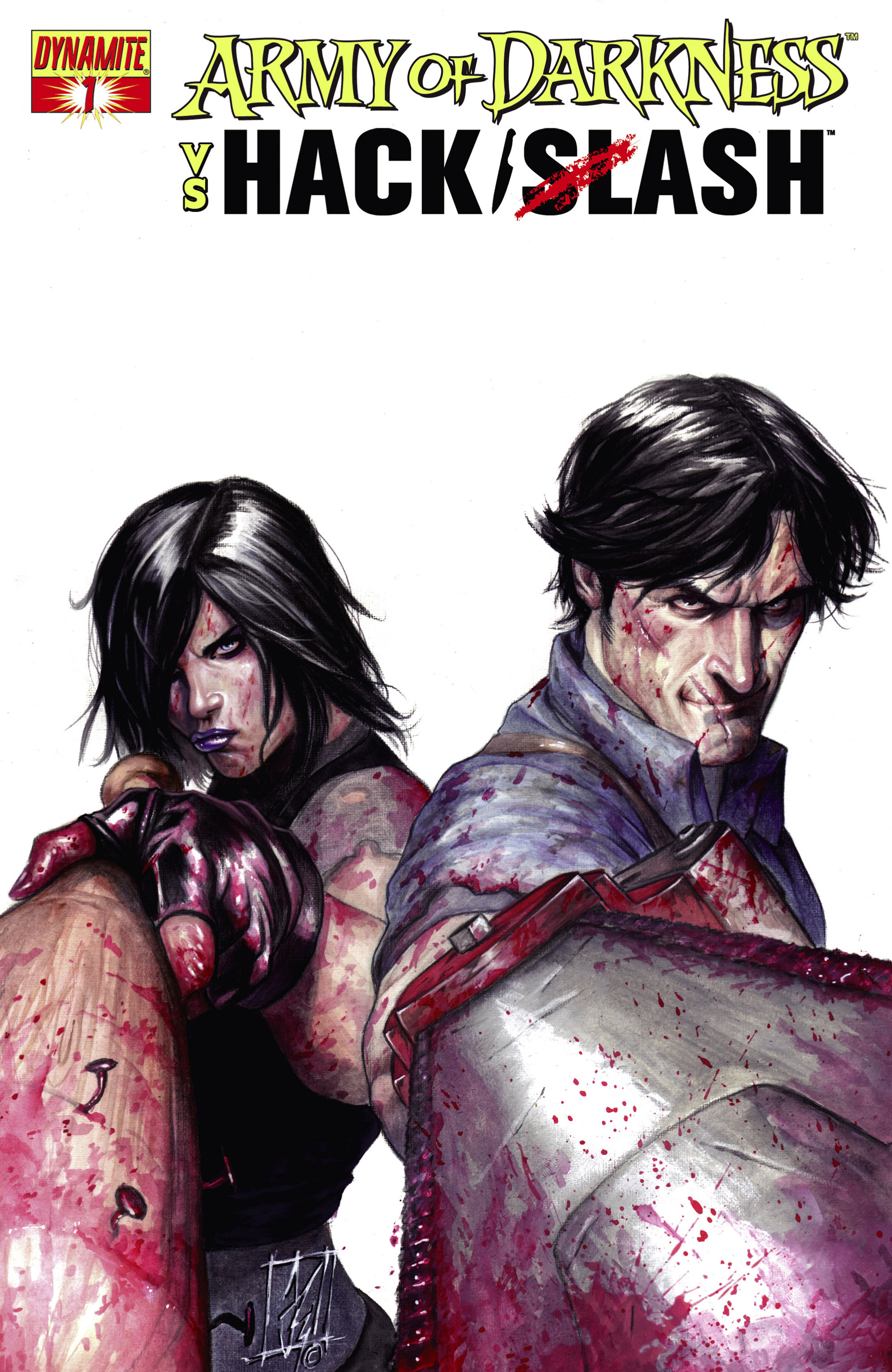Read online Army of Darkness vs. Hack/Slash comic -  Issue #1 - 1