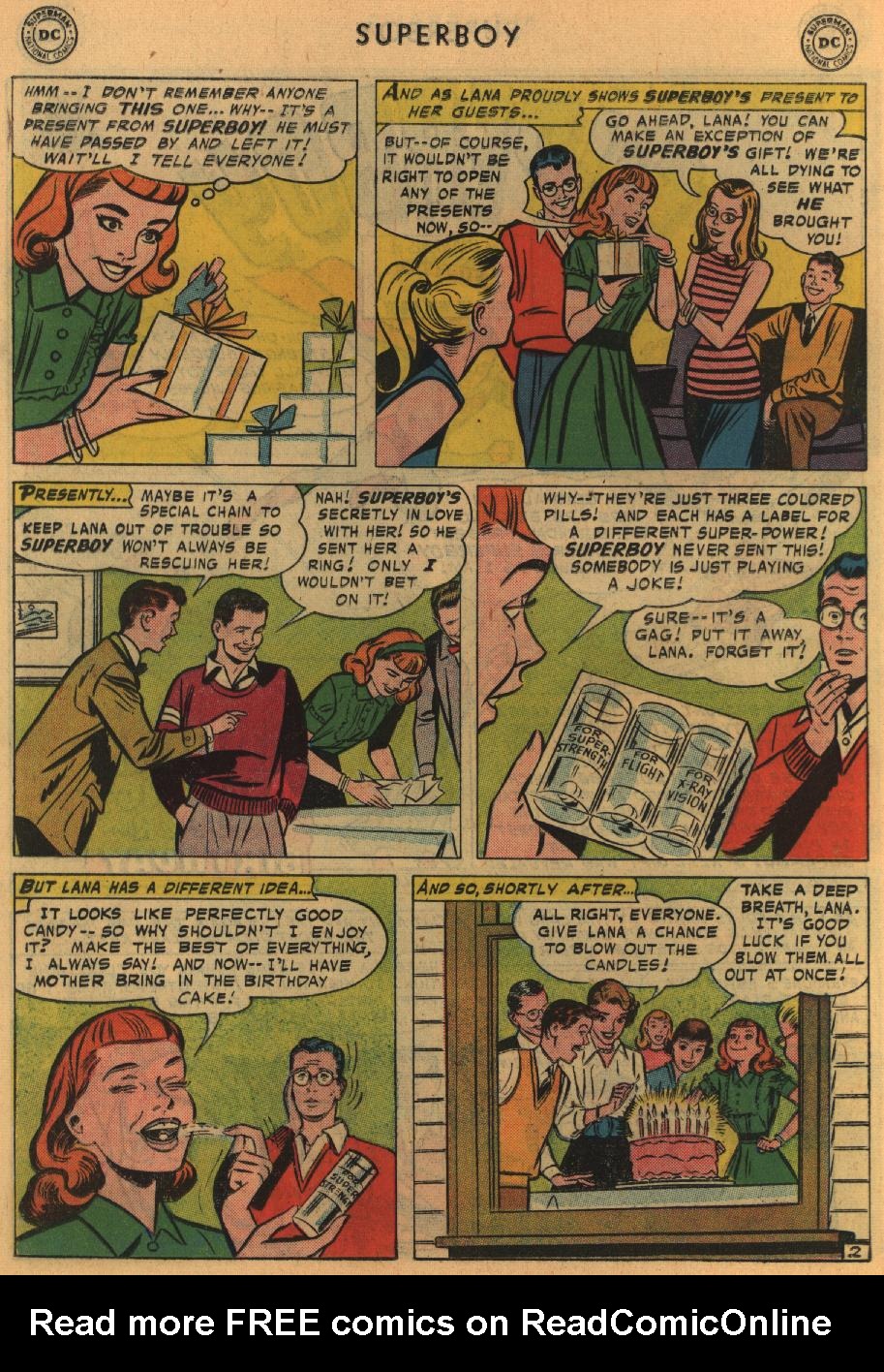 Read online Superboy (1949) comic -  Issue #64 - 12