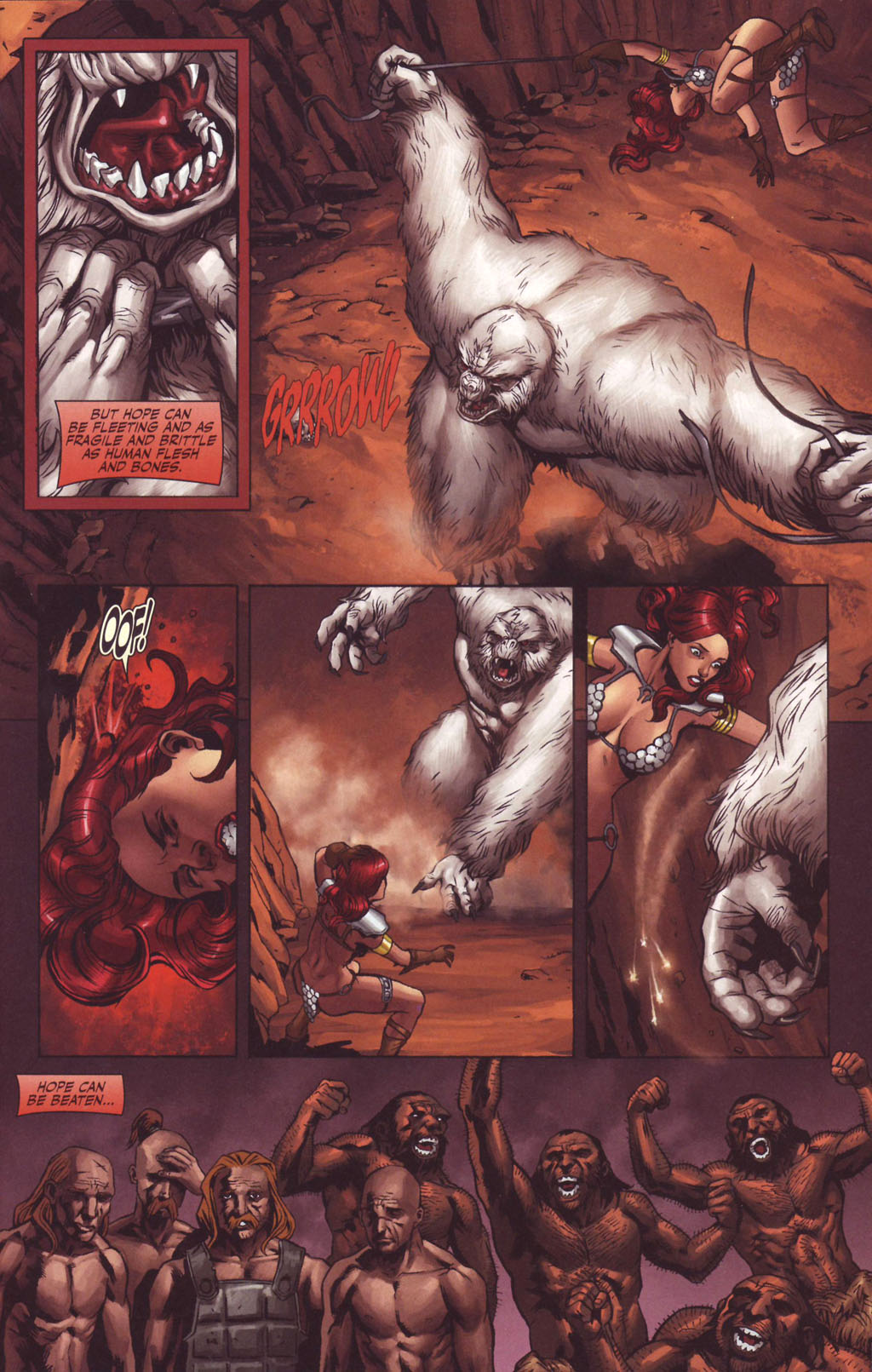 Read online Savage Red Sonja: Queen of the Frozen Wastes comic -  Issue #3 - 5