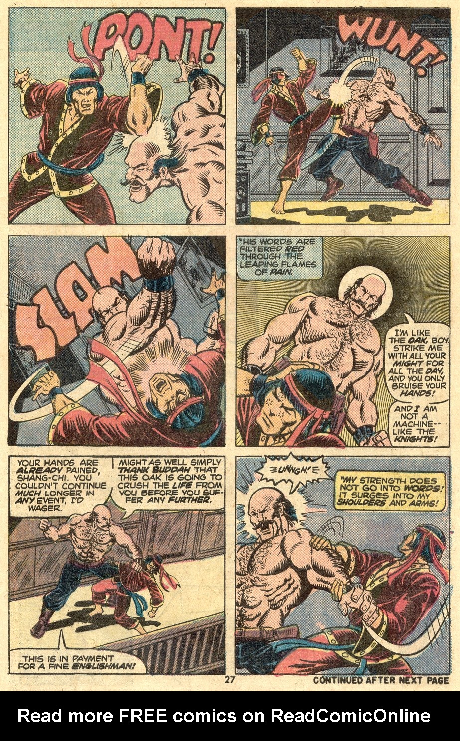 Read online Master of Kung Fu (1974) comic -  Issue #17 - 16