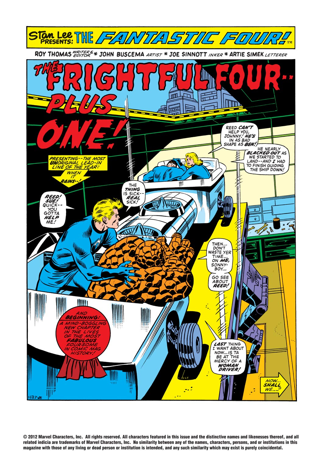 Read online Fantastic Four (1961) comic -  Issue #129 - 2