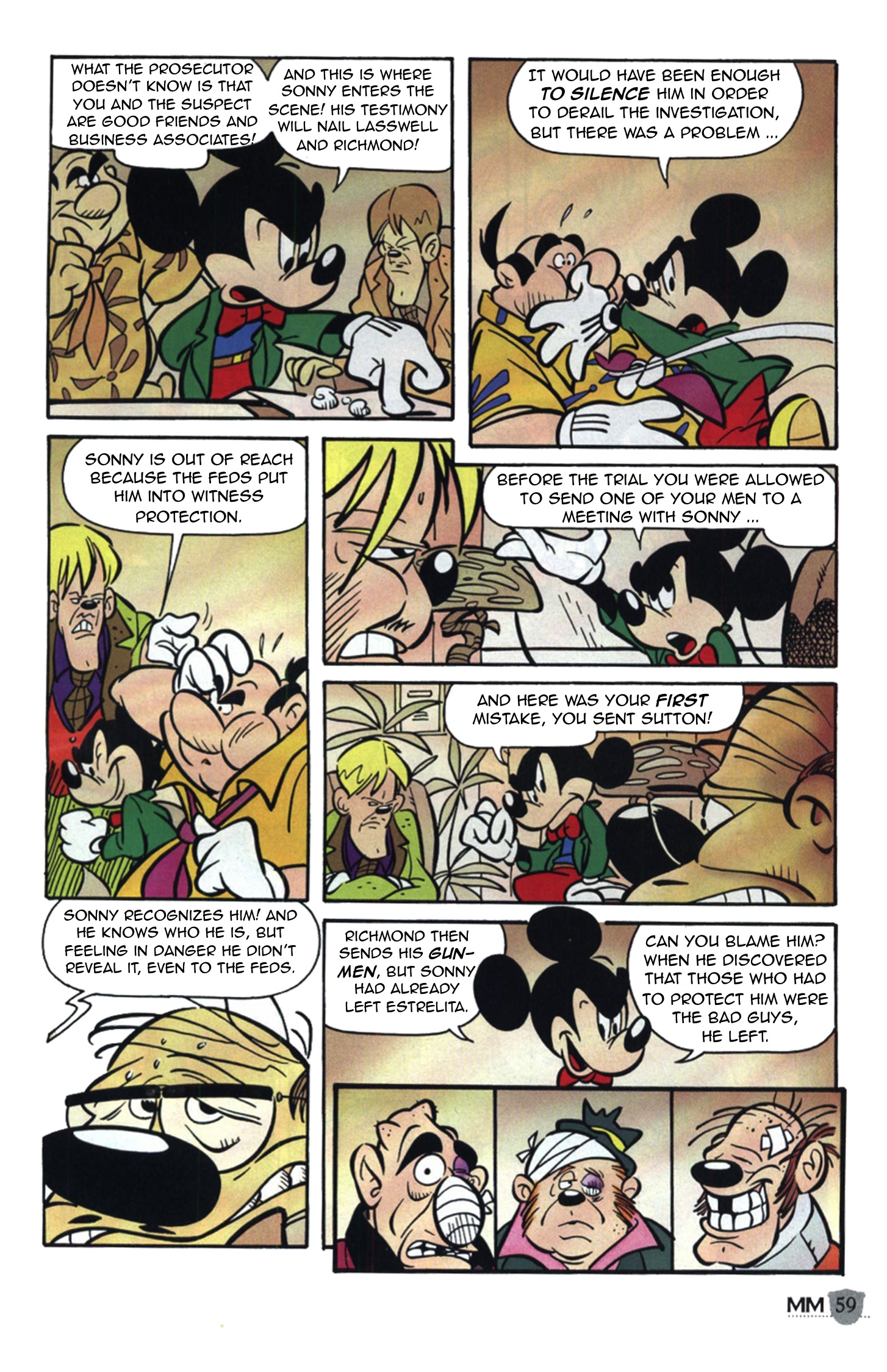 Read online Mickey Mouse Mystery Magazine comic -  Issue #2 - 59