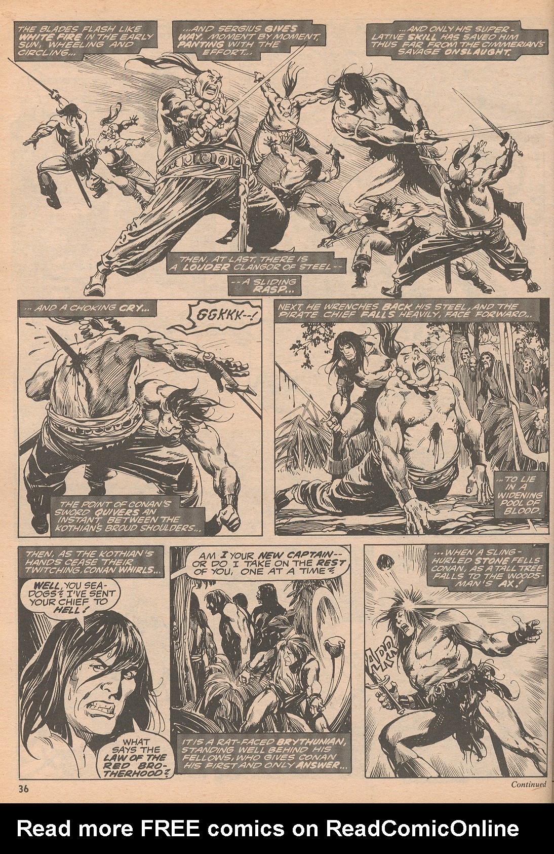 Read online The Savage Sword Of Conan comic -  Issue #4 - 36