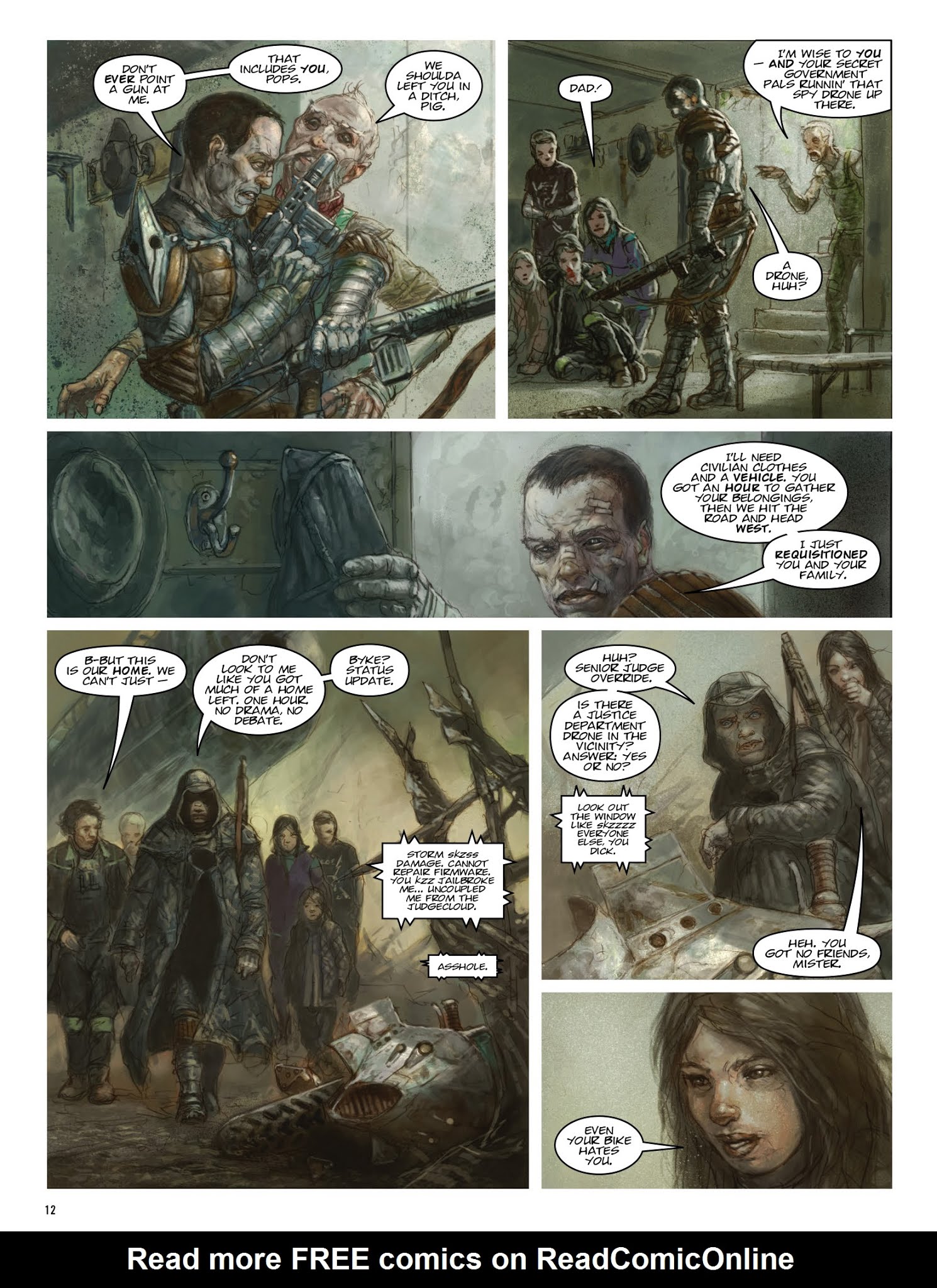 Read online The Dark Judges: The Fall of Deadworld comic -  Issue # TPB - 13