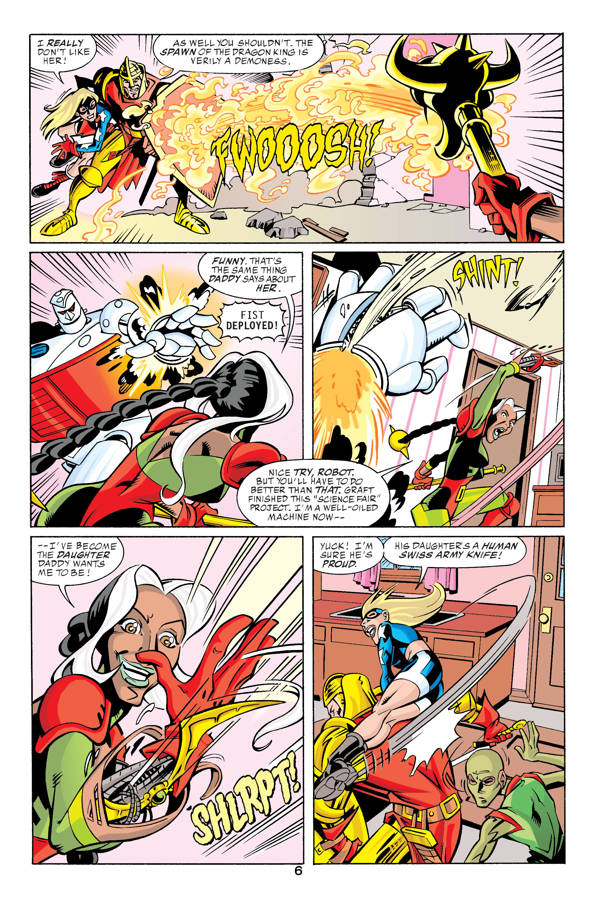 Read online Stars and S.T.R.I.P.E. comic -  Issue #12 - 6