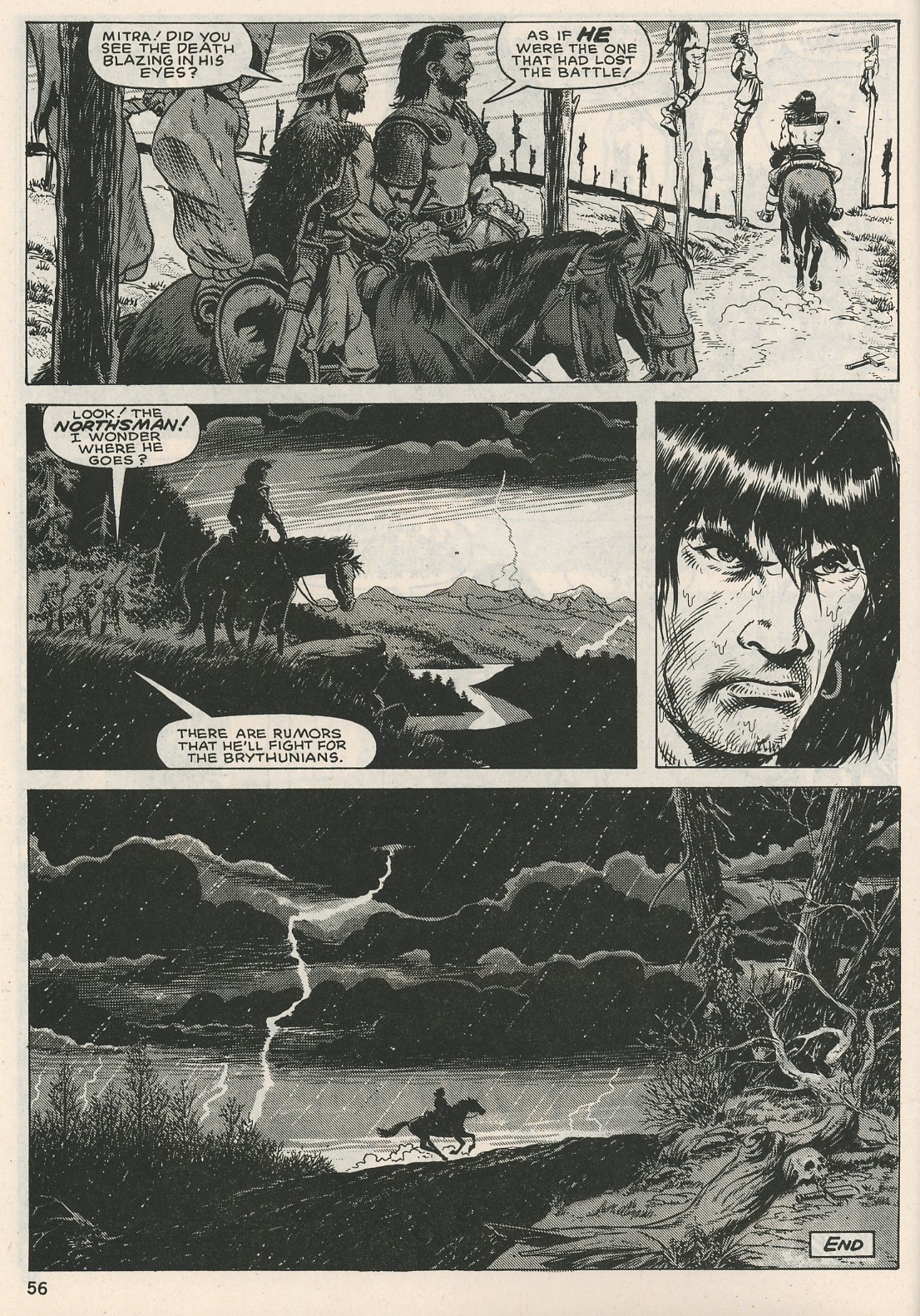 Read online The Savage Sword Of Conan comic -  Issue #126 - 56