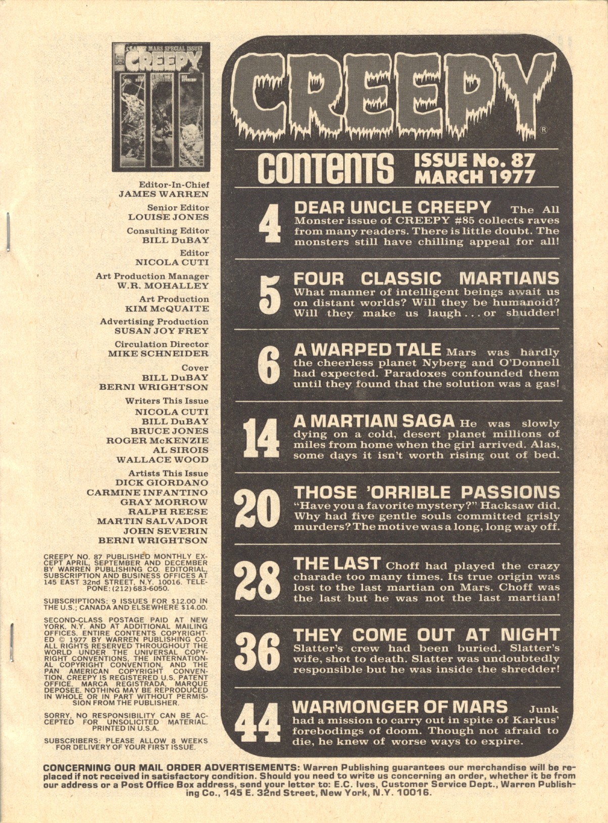 Creepy (1964) Issue #87 #87 - English 3